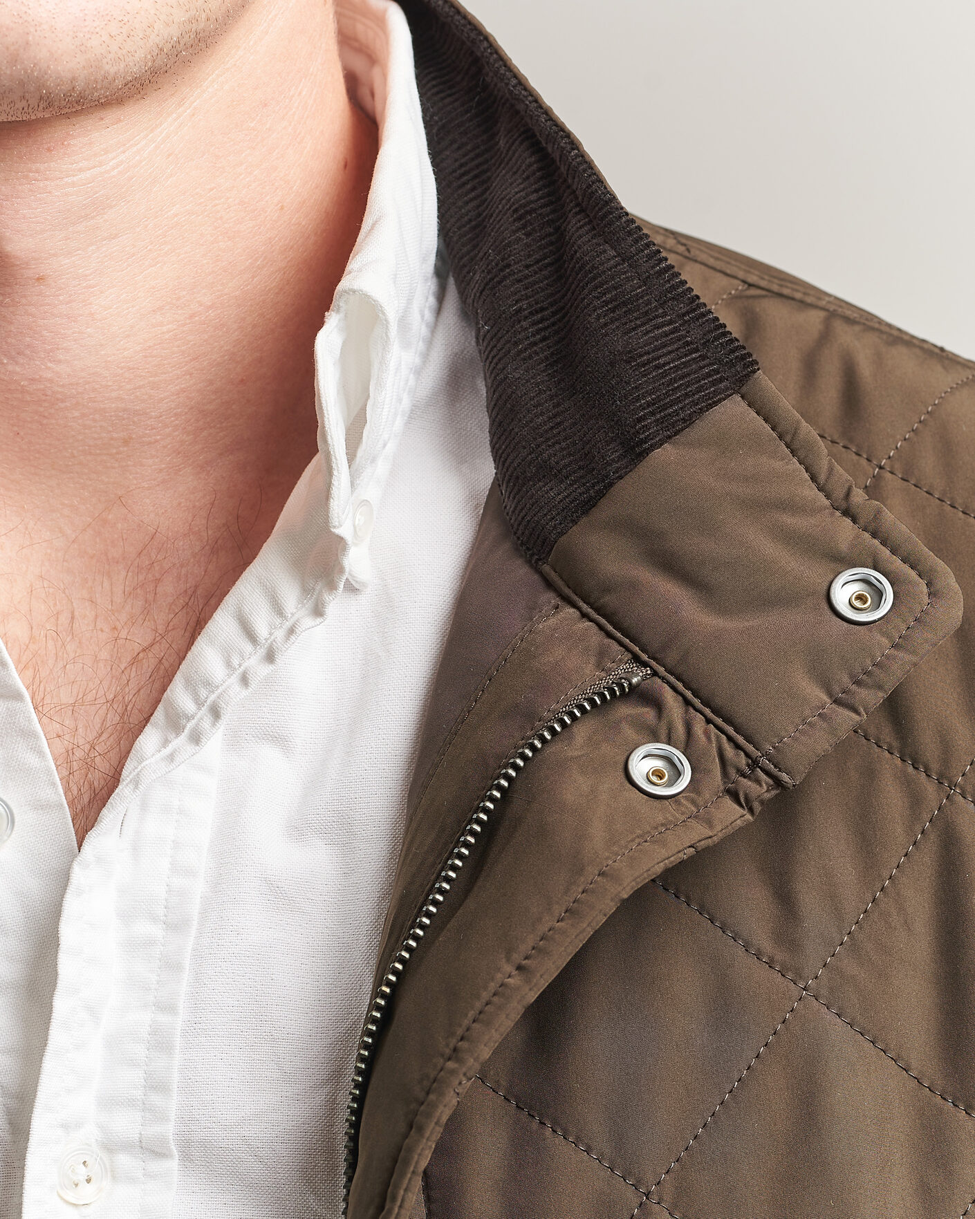 Mies | Takit | Gant | Classic Quilted Mid Jacket Black Brown