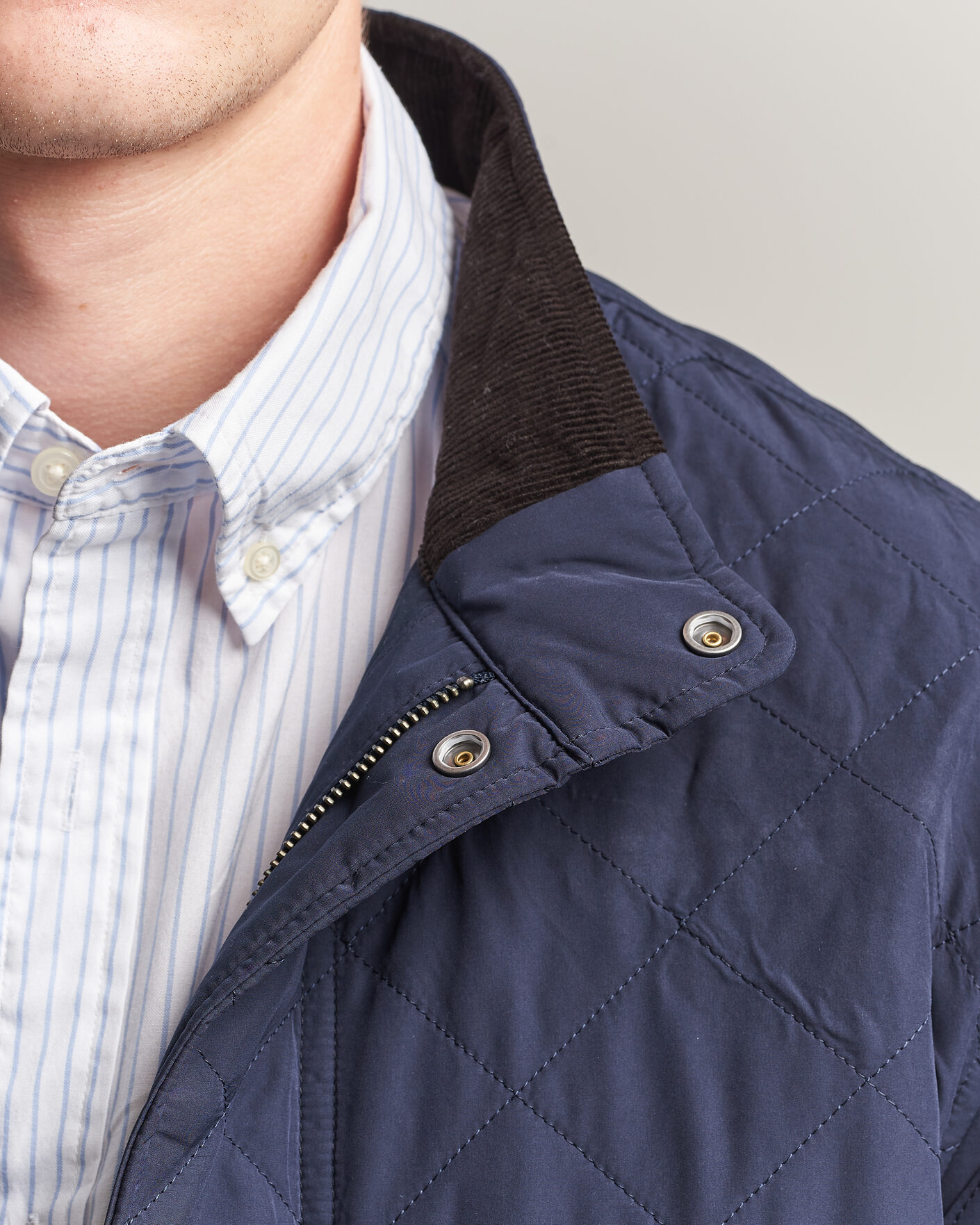 Mies | Takit | Gant | Classic Quilted Mid Jacket Evening Blue
