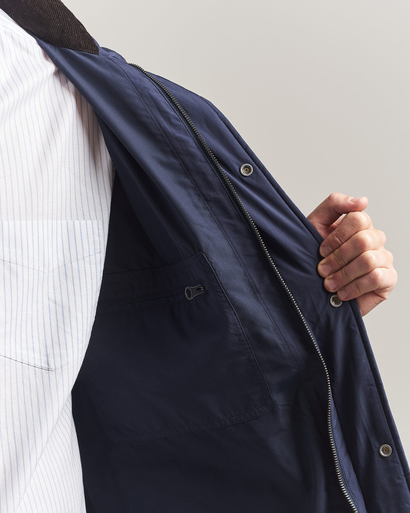 Mies | Takit | Gant | Classic Quilted Mid Jacket Evening Blue