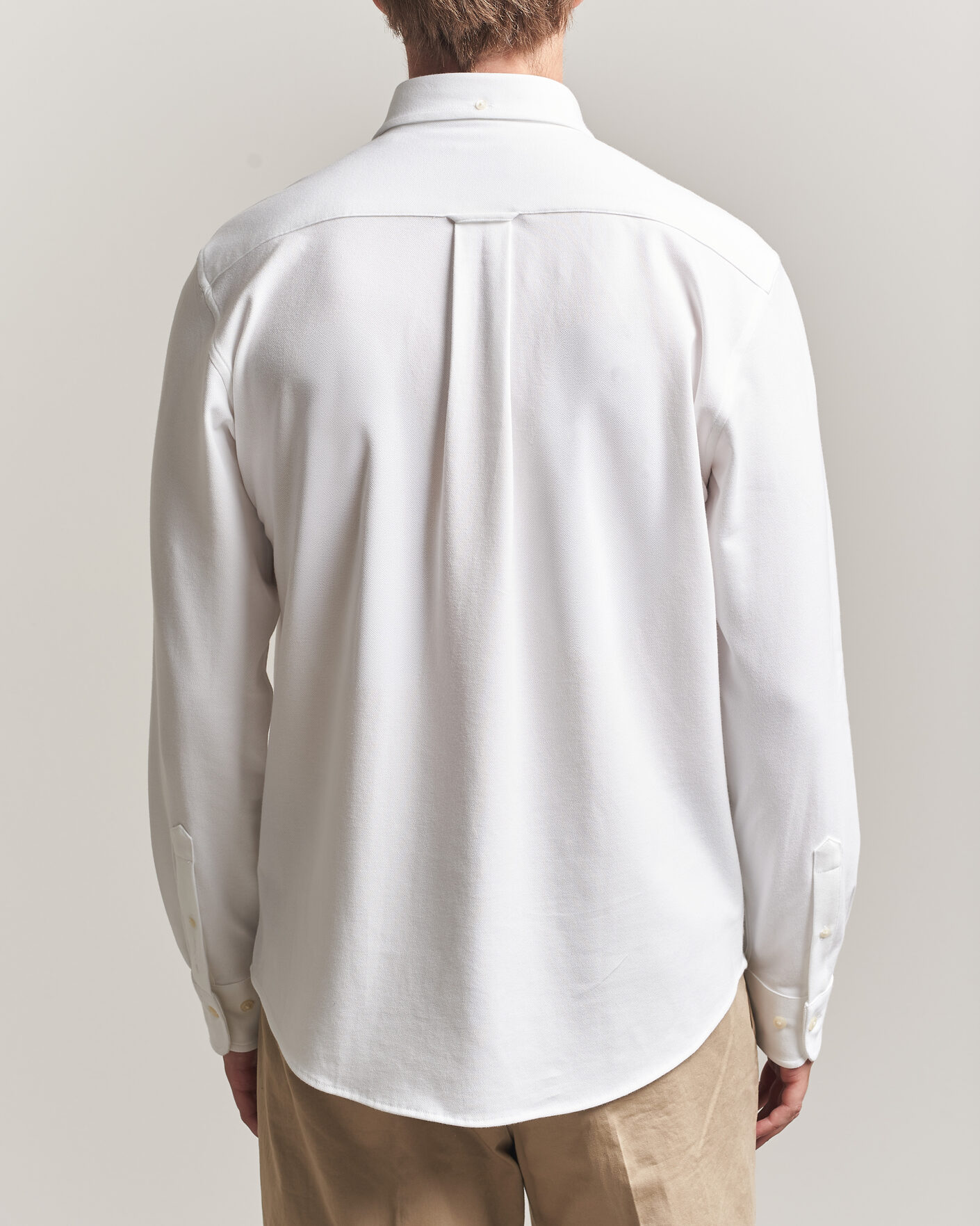 Mies | Kauluspaidat | Gant | Regular Fit Jersey Pique Shirt White