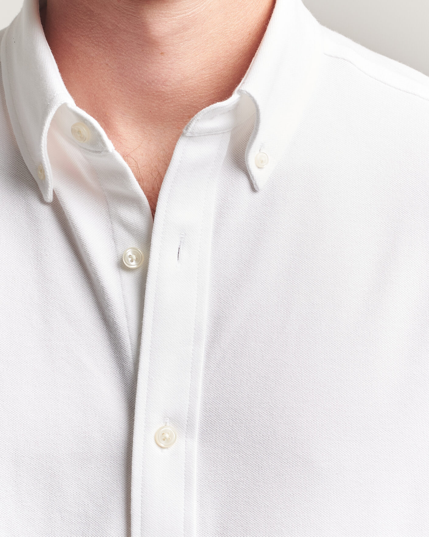 Mies | Kauluspaidat | Gant | Regular Fit Jersey Pique Shirt White
