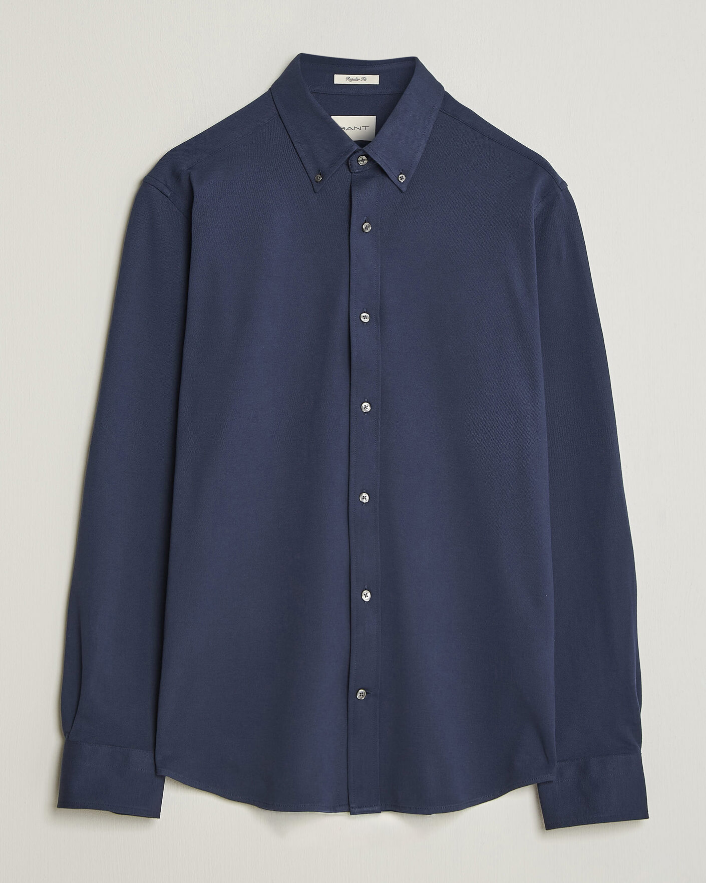 Mies | Kauluspaidat | Gant | Regular Fit Jersey Pique Shirt Marine