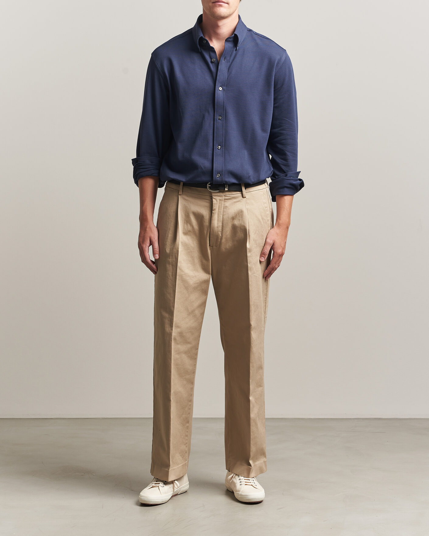 Mies | Kauluspaidat | Gant | Regular Fit Jersey Pique Shirt Marine