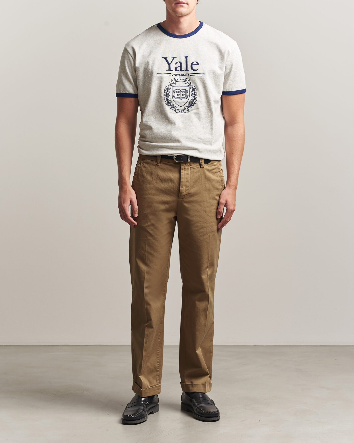 Mies | Housut | Gant | YALE Cotton Twill Chinos Darkened Beige