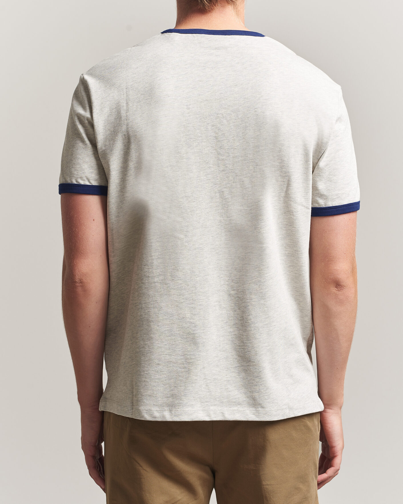 Mies | T-paidat | Gant | YALE Crew Neck T-Shirt Grey Melange
