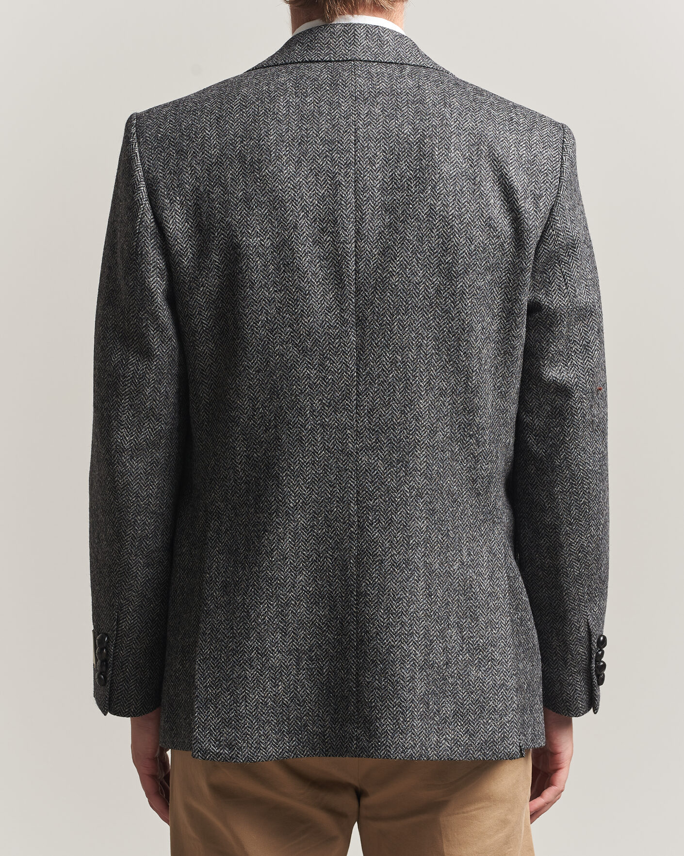 Mies | Pikkutakit | Gant | YALE Tweed Blazer Black Grey
