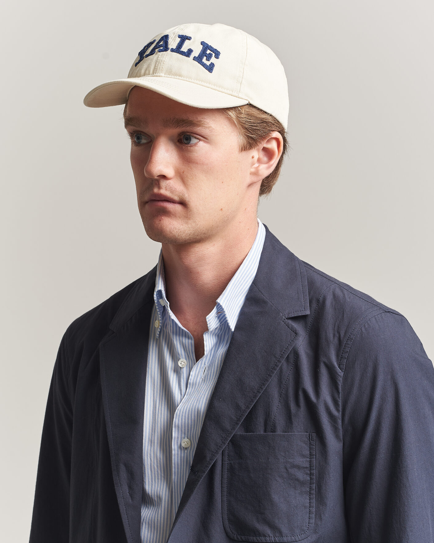 Mies | Päähineet | Gant | YALE Heavy Washed Cotton Twill Cap Cream