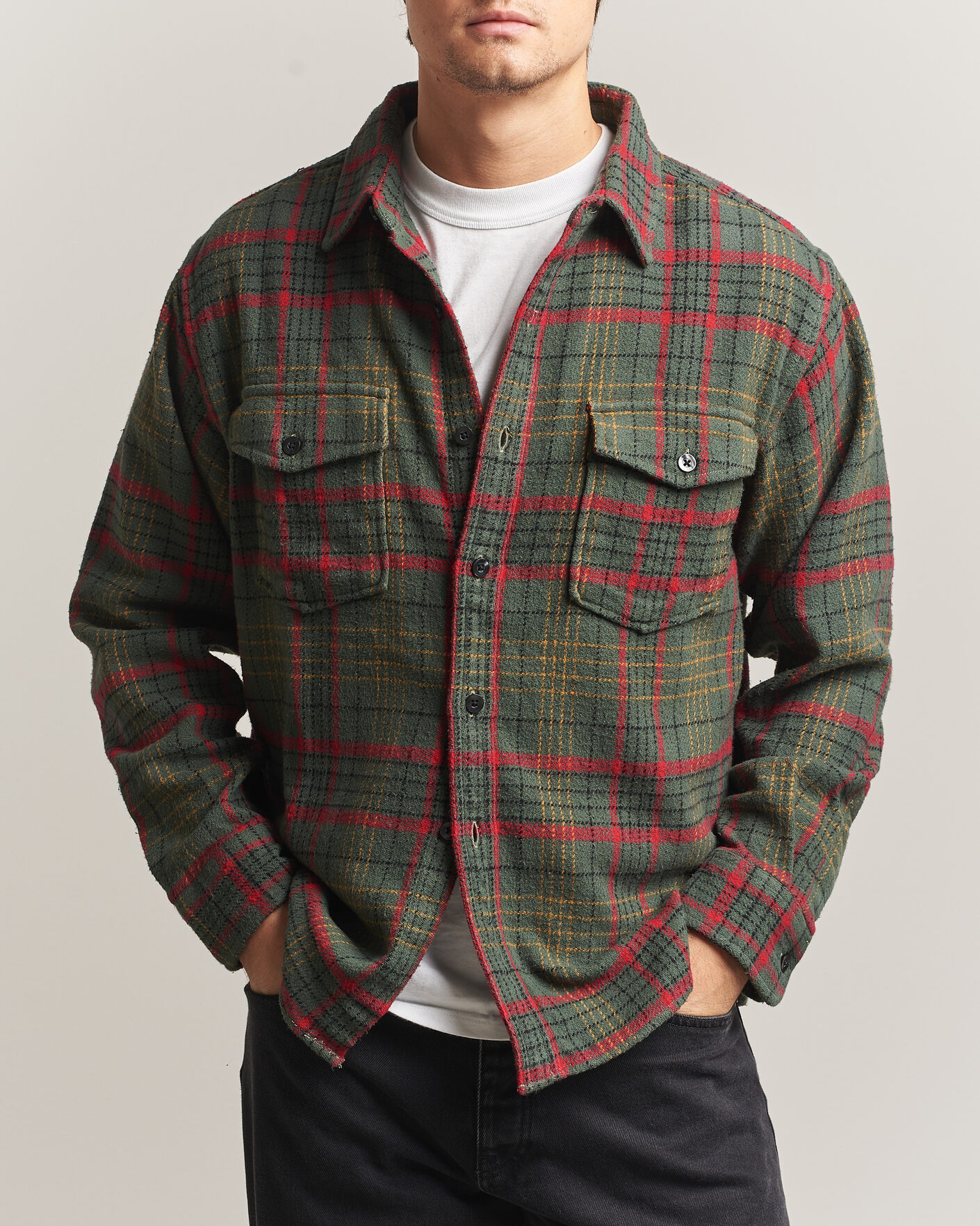 Mies | Kauluspaidat | Pendleton | Big Pocket Shirt Green