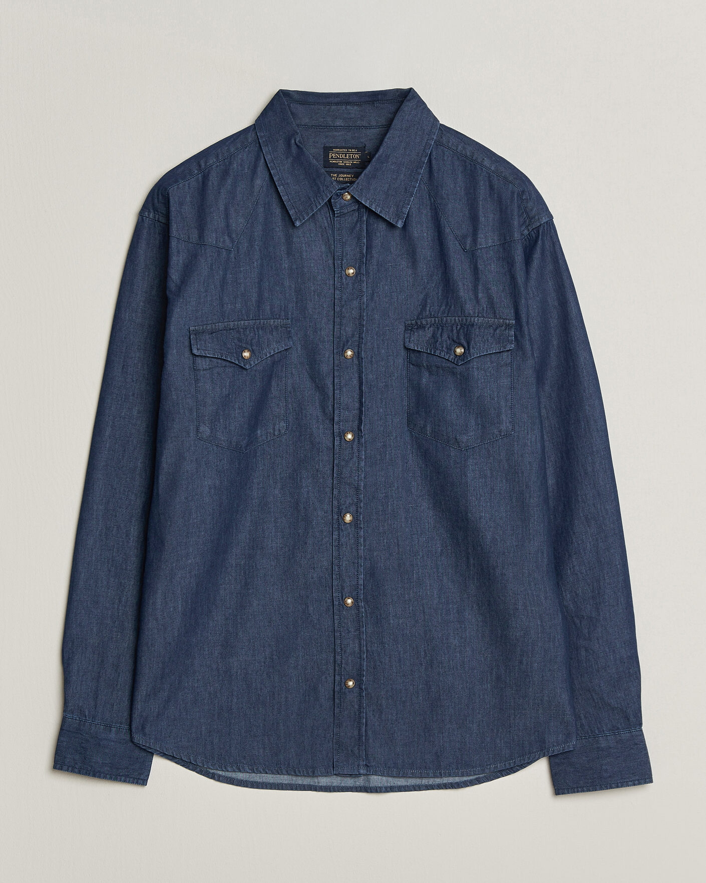 Mies | Kauluspaidat | Pendleton | Chandler Western Shirt Indigo Chambray