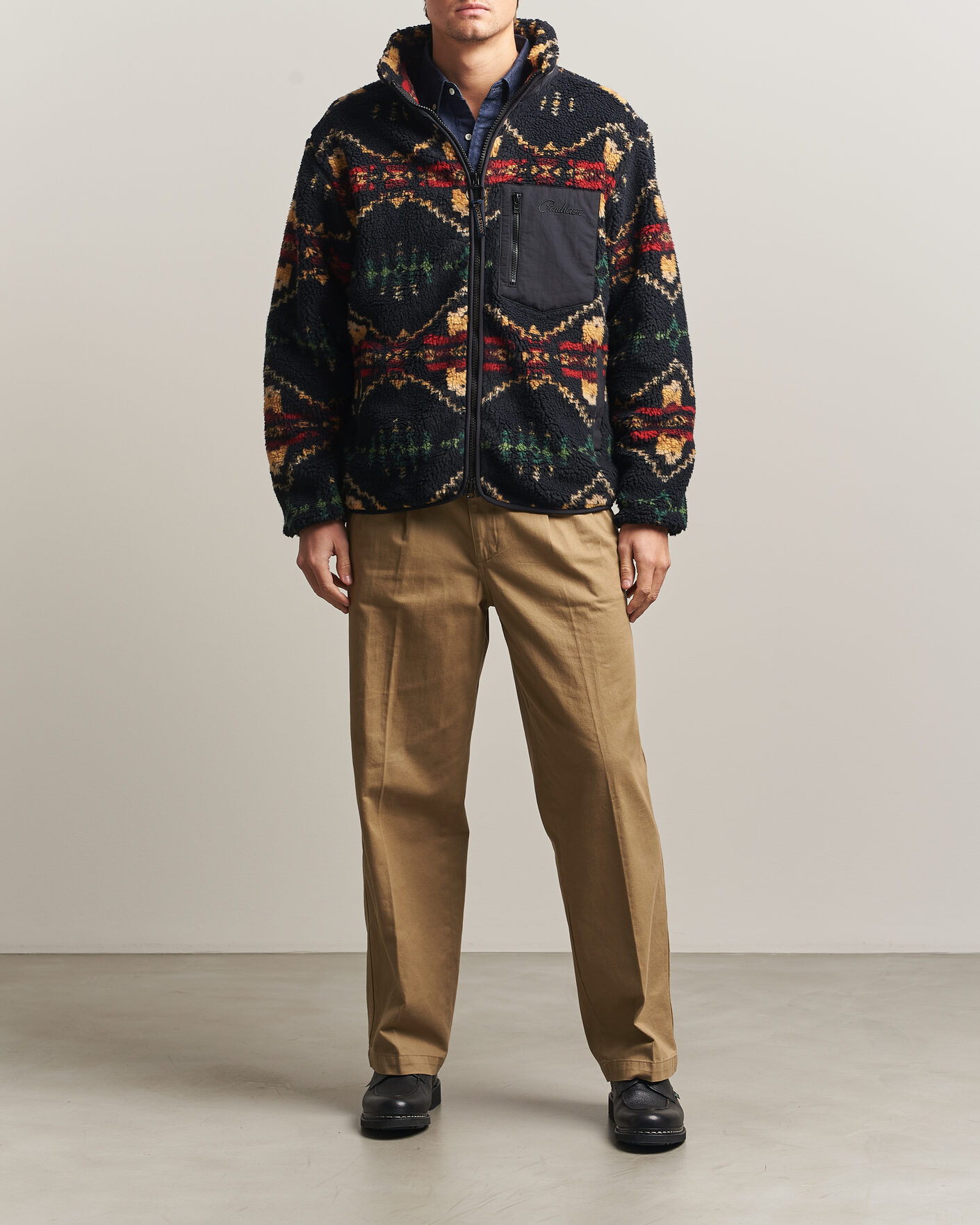 Mies | Puserot | Pendleton | Jacquard Sherpa Fleece Four Corners