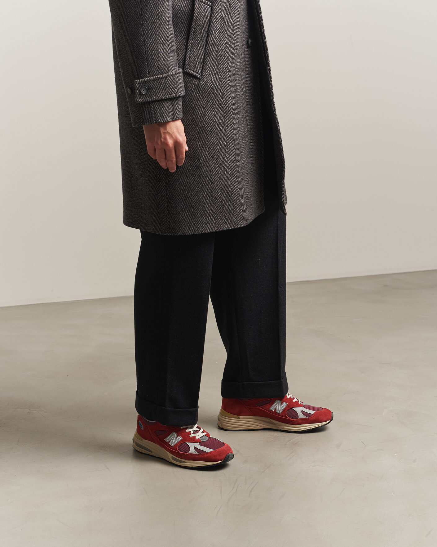 Mies | Tennarit | New Balance Made In US & UK | New Balance Made in Made in UK 991v2 Vintage Sports Karanda Red