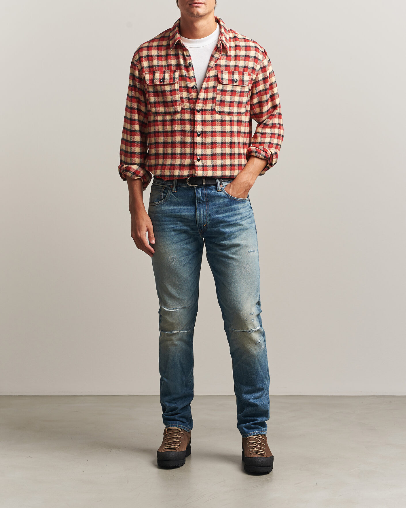 Mies | Farkut | RRL | Slim Fit Selvedge Jeans Clearford Wash