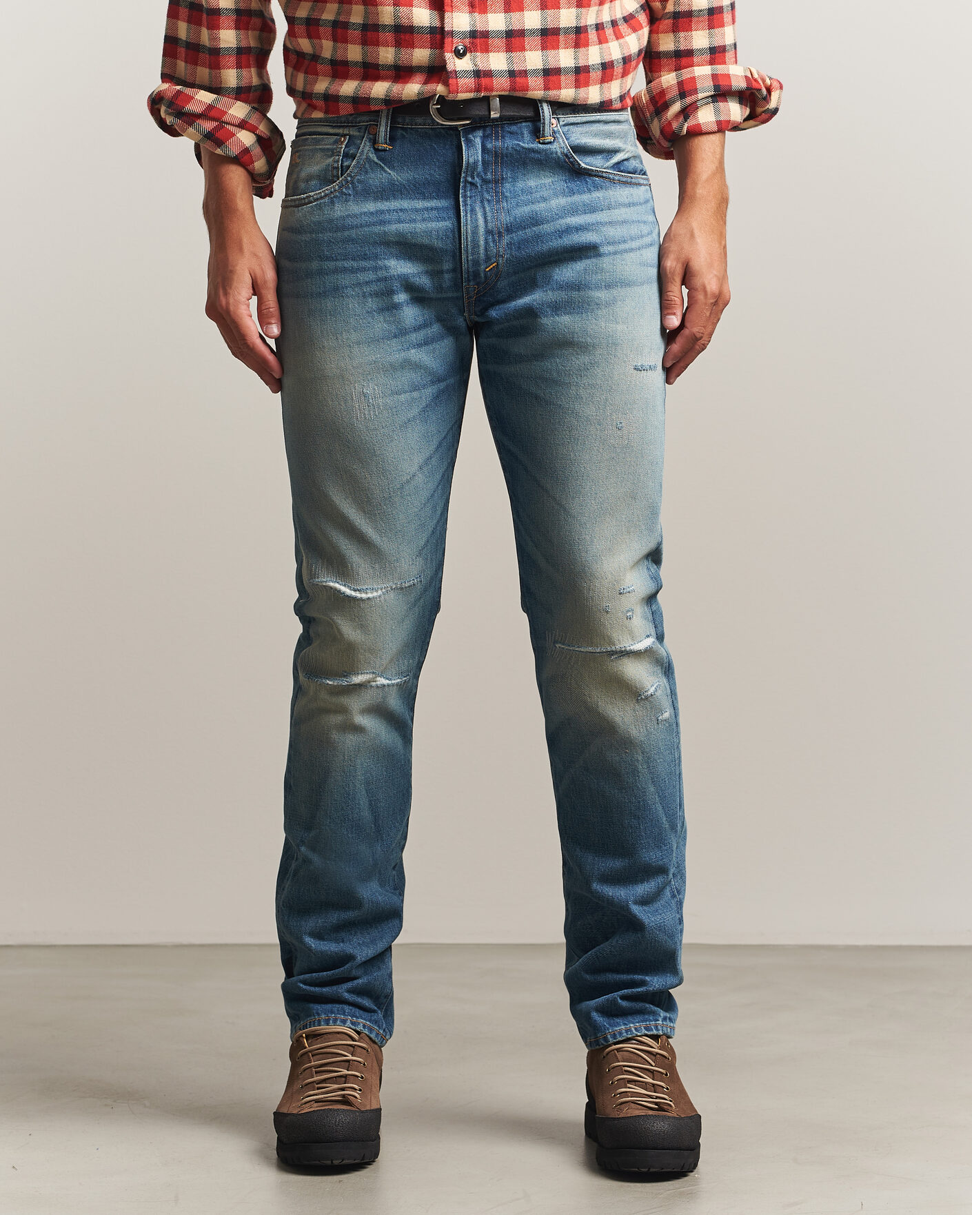 Mies | Farkut | RRL | Slim Fit Selvedge Jeans Clearford Wash