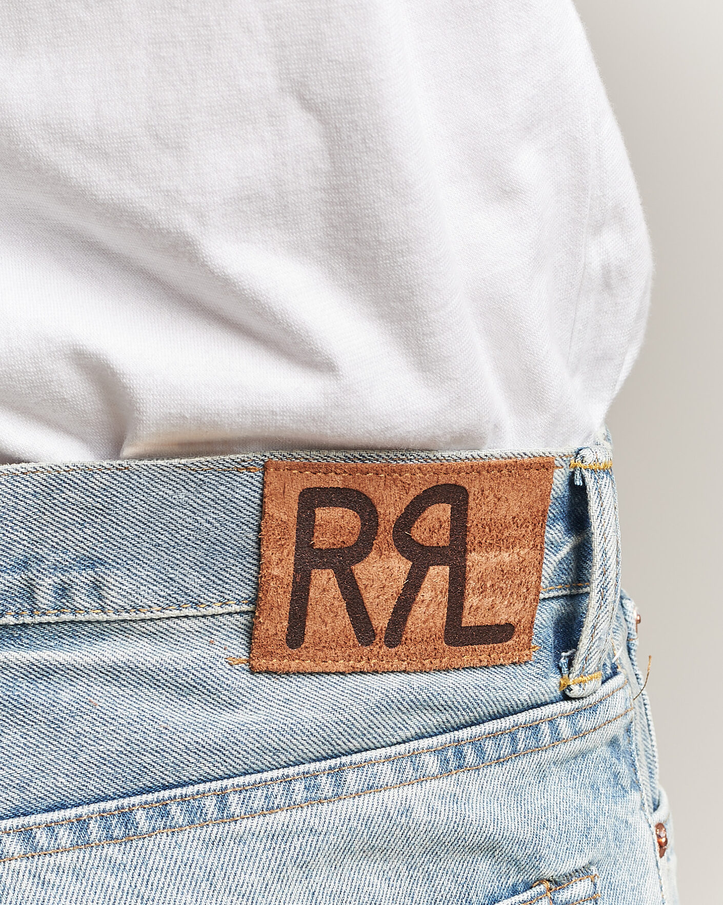 Mies | Farkut | RRL | Vintage Fit Distressed Jeans Bridgeview Wash