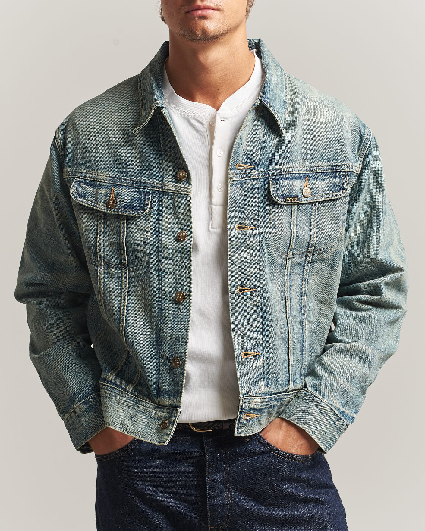 Mies | Takit | RRL | Lot 271 Denim Jacket Leeland Wash