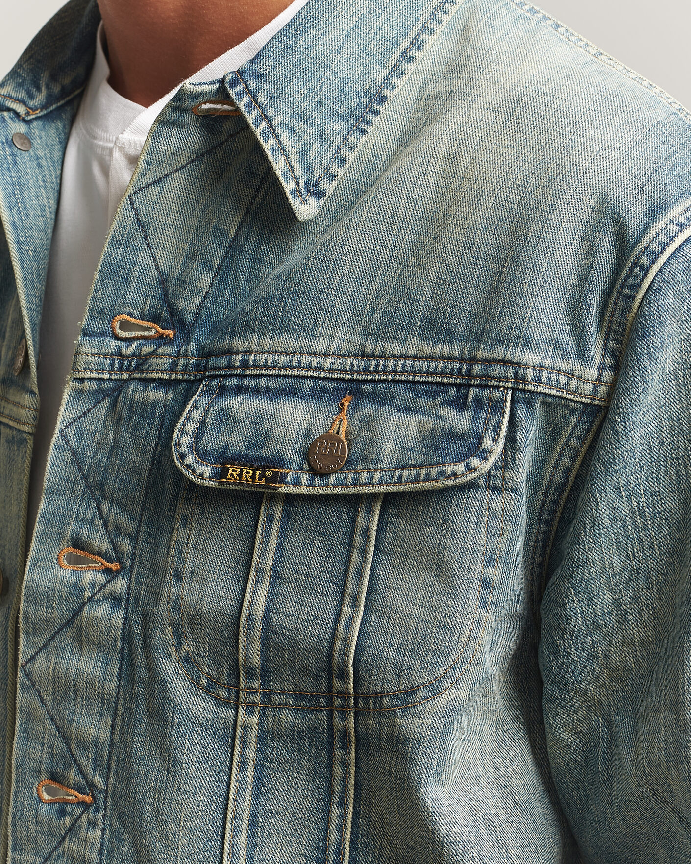 Mies | Takit | RRL | Lot 271 Denim Jacket Leeland Wash