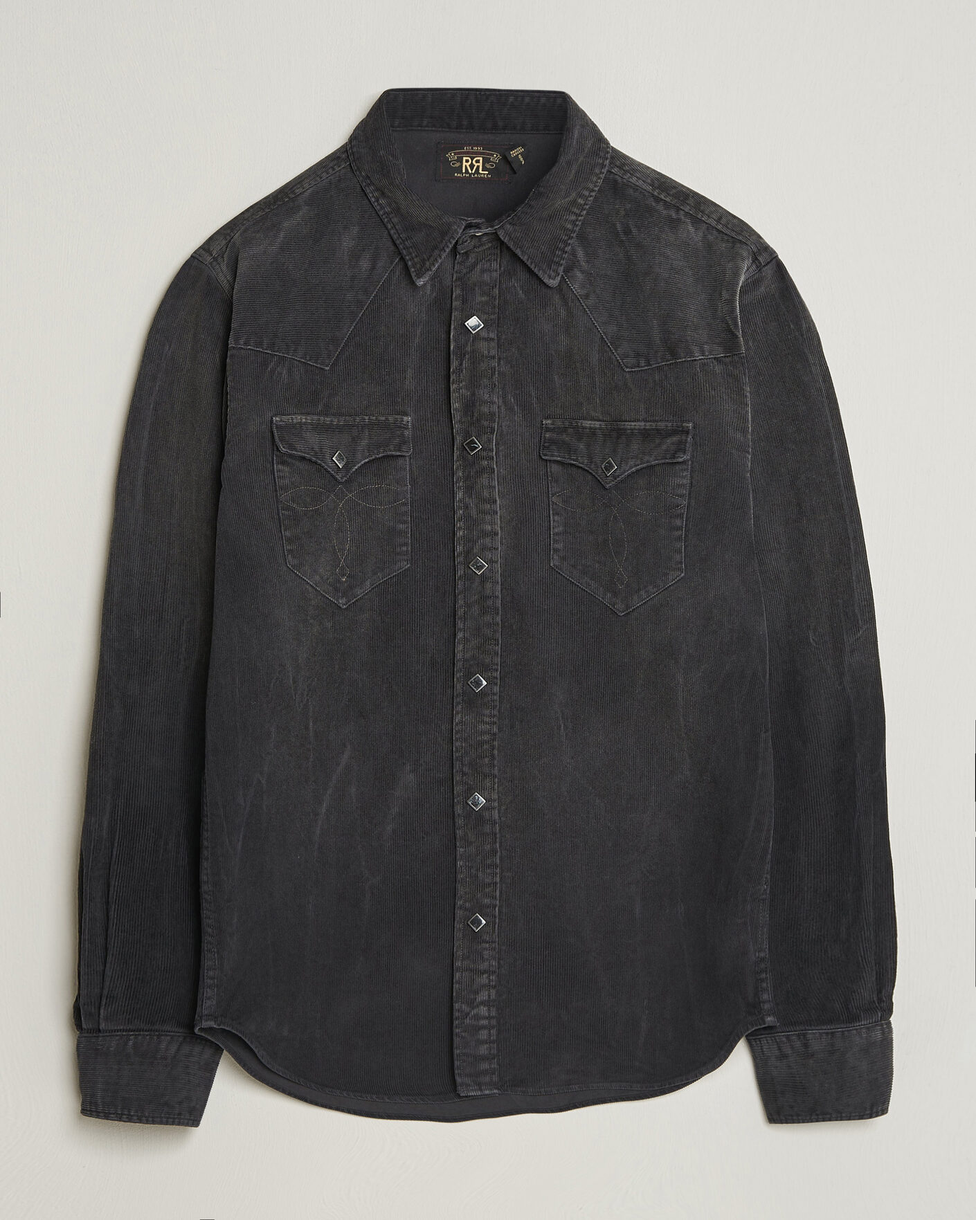 Mies | Kauluspaidat | RRL | Buffalo Western Shirt Black