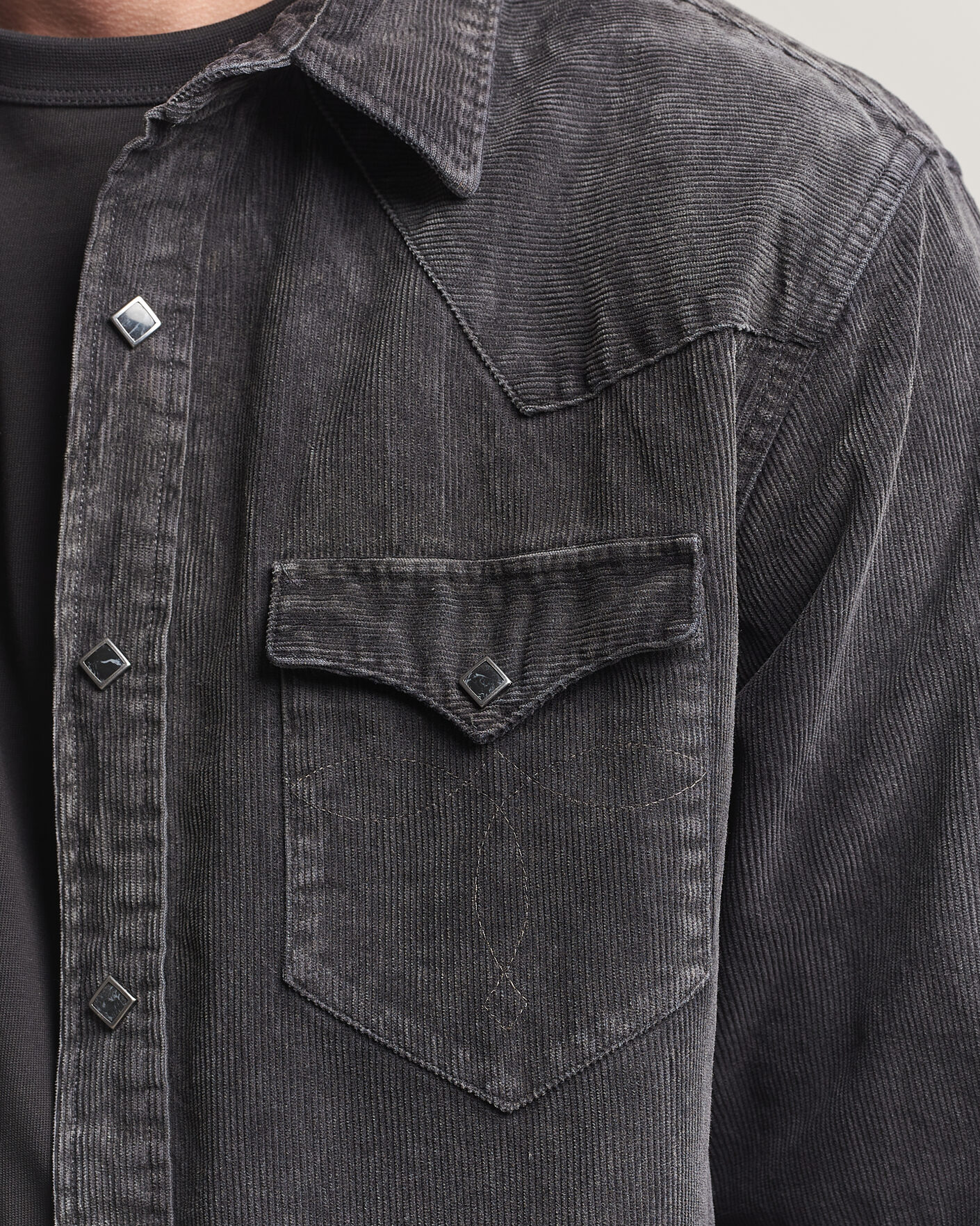 Mies | Kauluspaidat | RRL | Buffalo Western Shirt Black