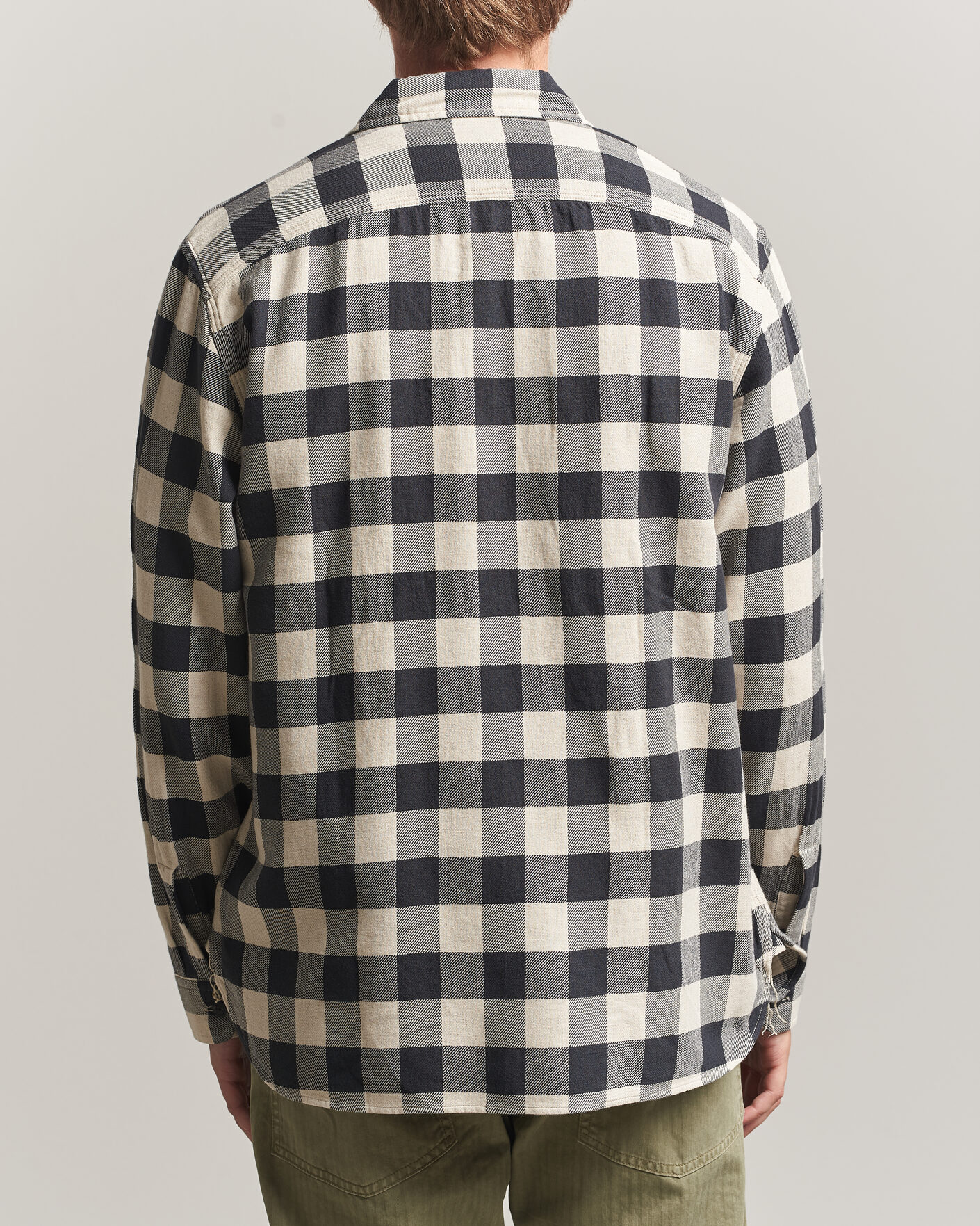 Mies | Kauluspaidat | RRL | Matlock Plaid Shirt Black/Cream