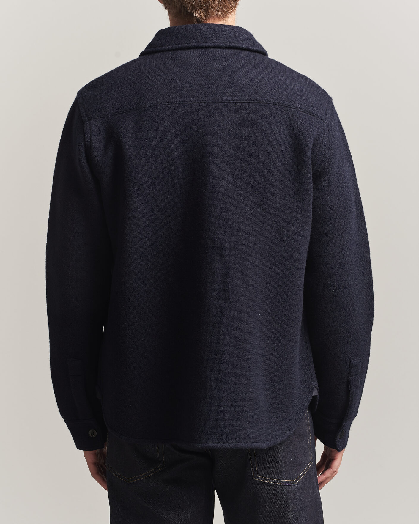 Mies | Kauluspaidat | RRL | CPO Cardigan Shirt Navy