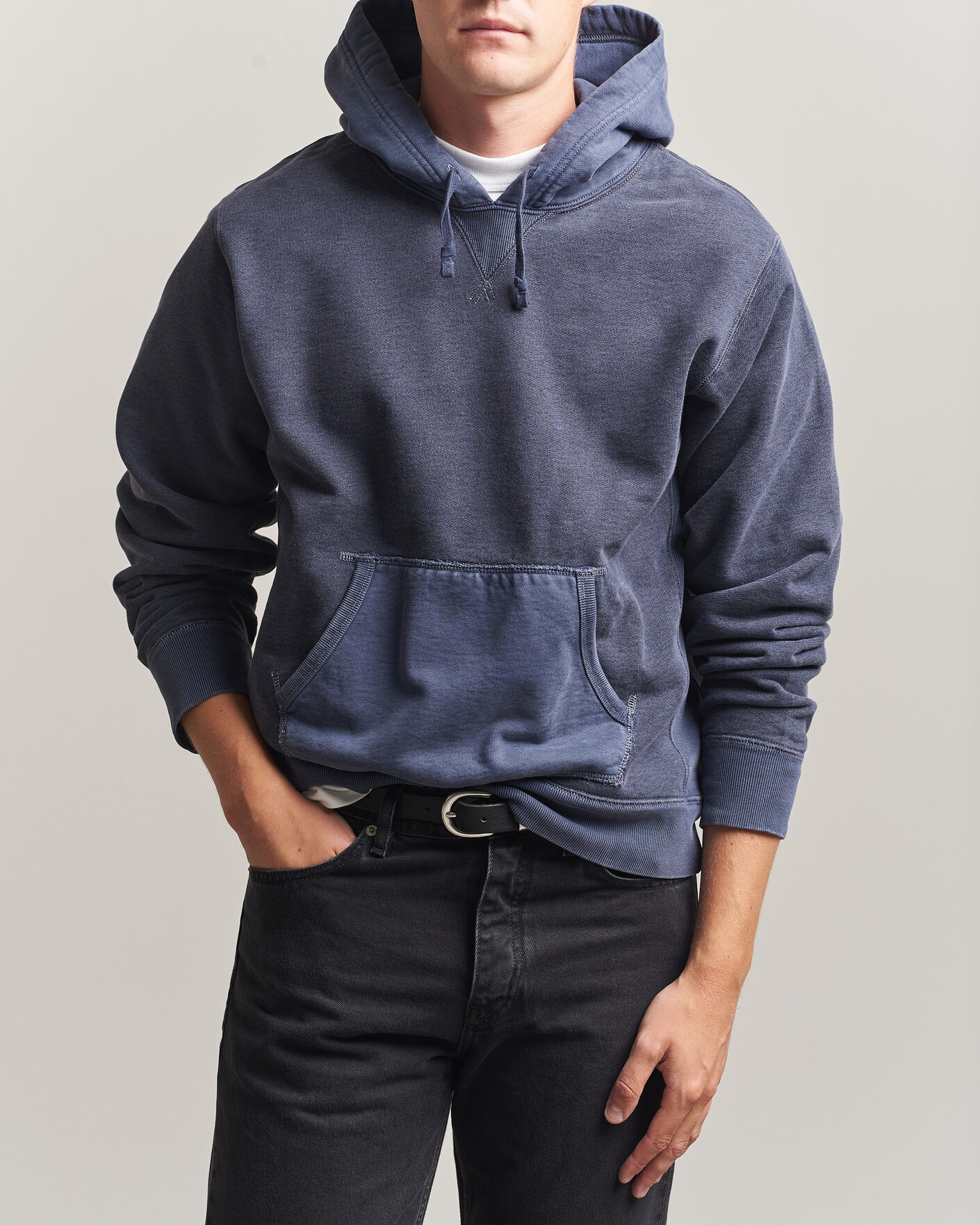 Mies | Puserot | RRL | Hooded Sweatshirt Navy