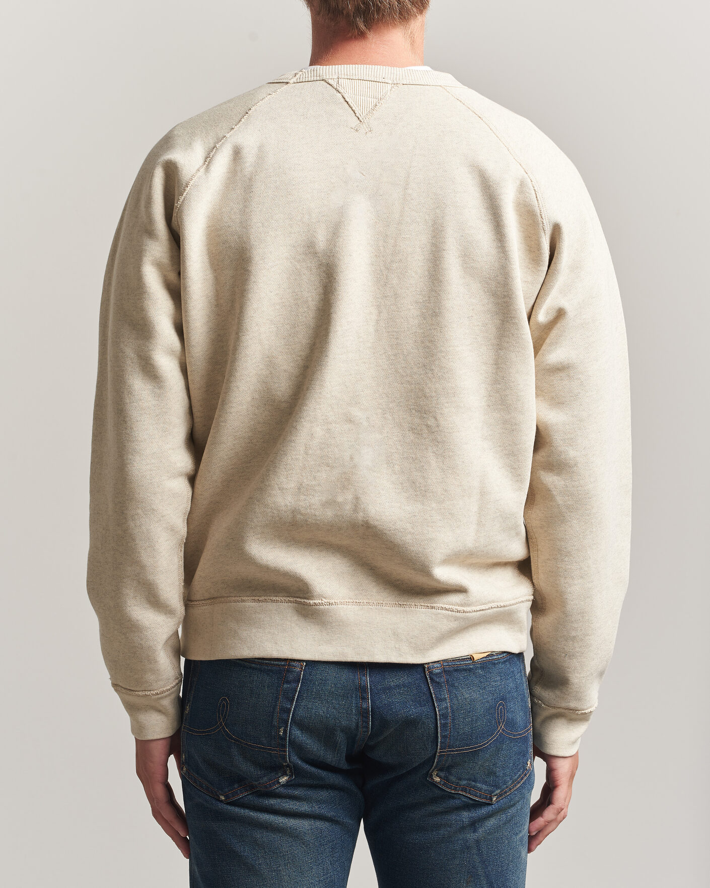 Mies | Puserot | RRL | Raglan Sleeve Sweatshirt Oatmeal Heather