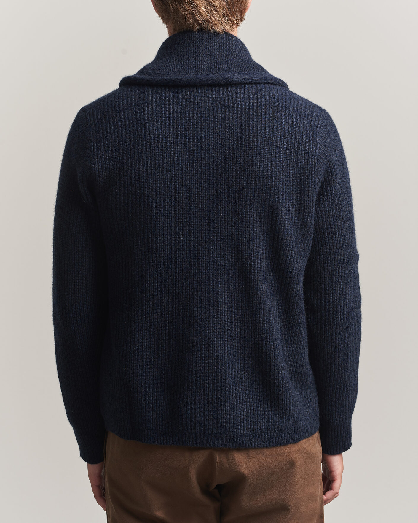 Mies | Puserot | RRL | Cashmere Shawl Collar Cardigan Navy