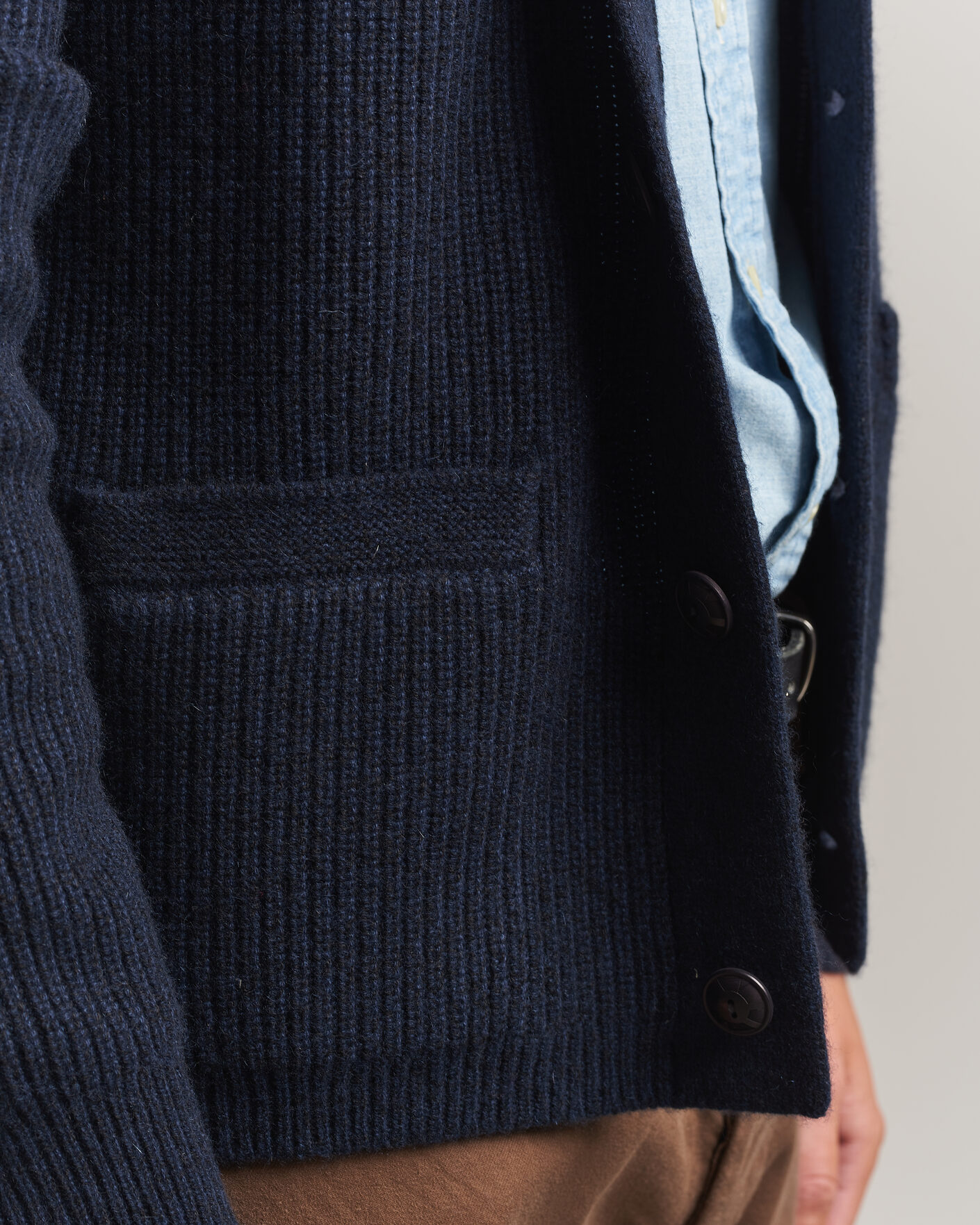 Mies | Puserot | RRL | Cashmere Shawl Collar Cardigan Navy