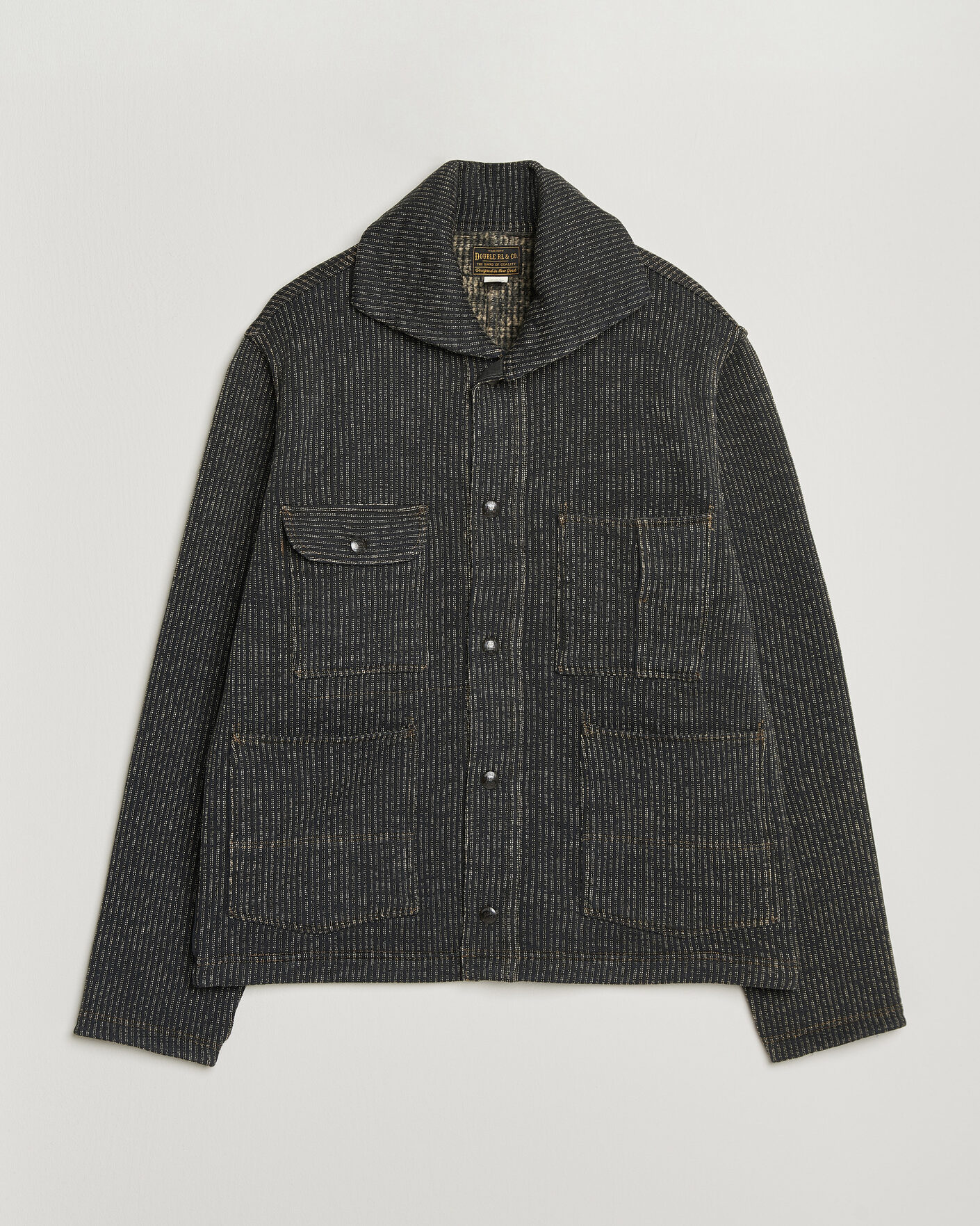 Mies | Puserot | RRL | Charles Cardigan Jacket Charcoal