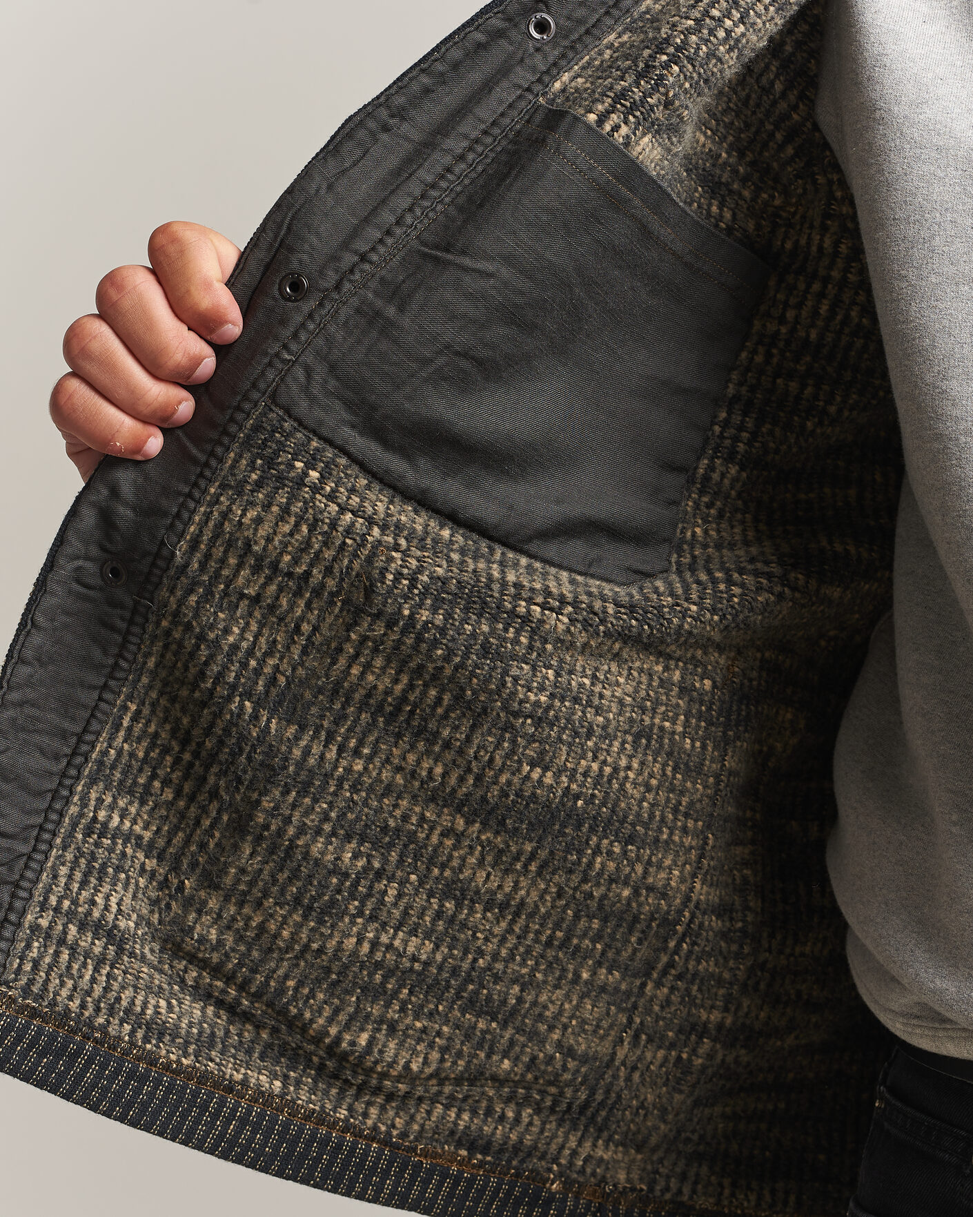 Mies | Puserot | RRL | Charles Cardigan Jacket Charcoal