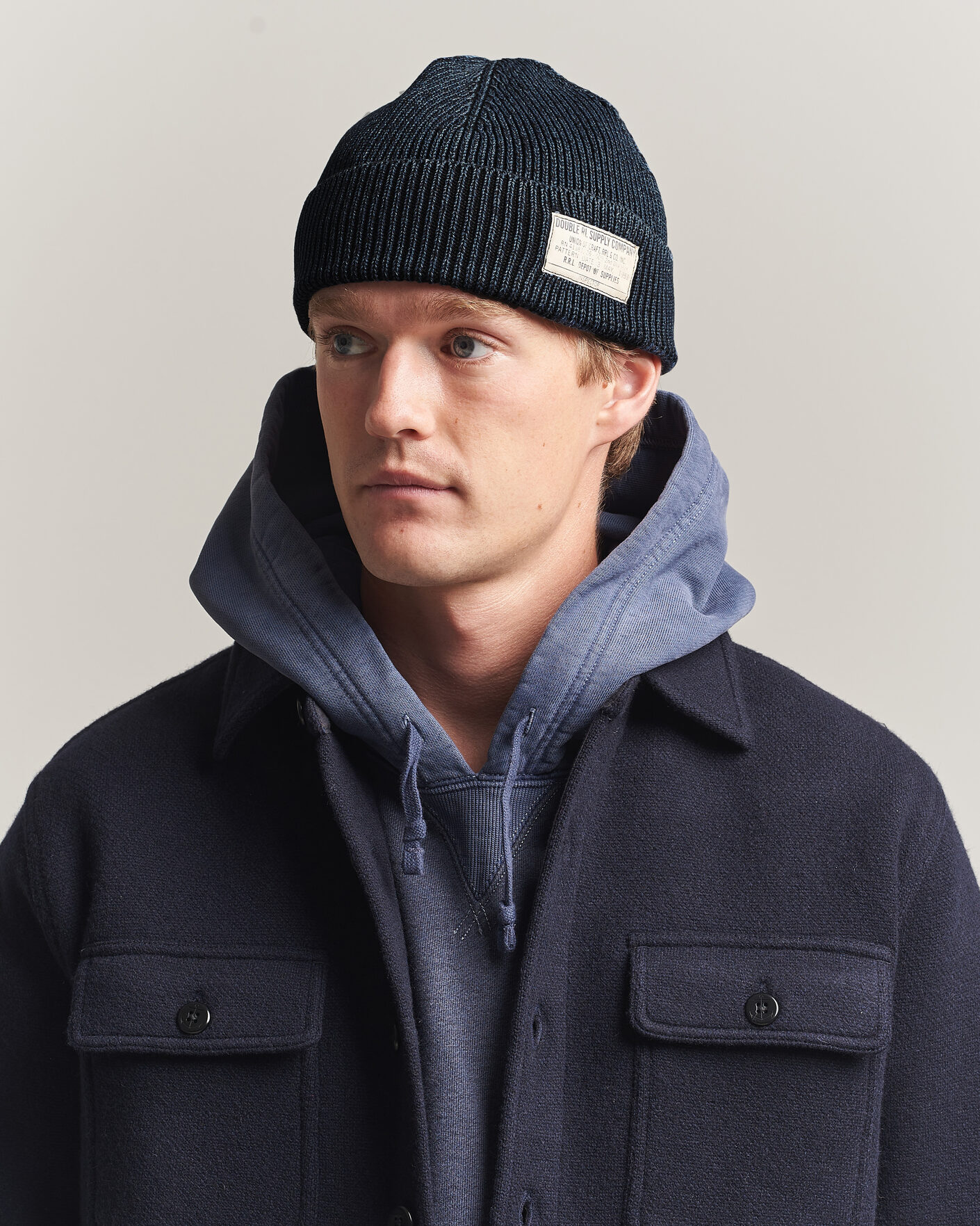 Mies | Pipot | RRL | Watch Cap Midnight Blue