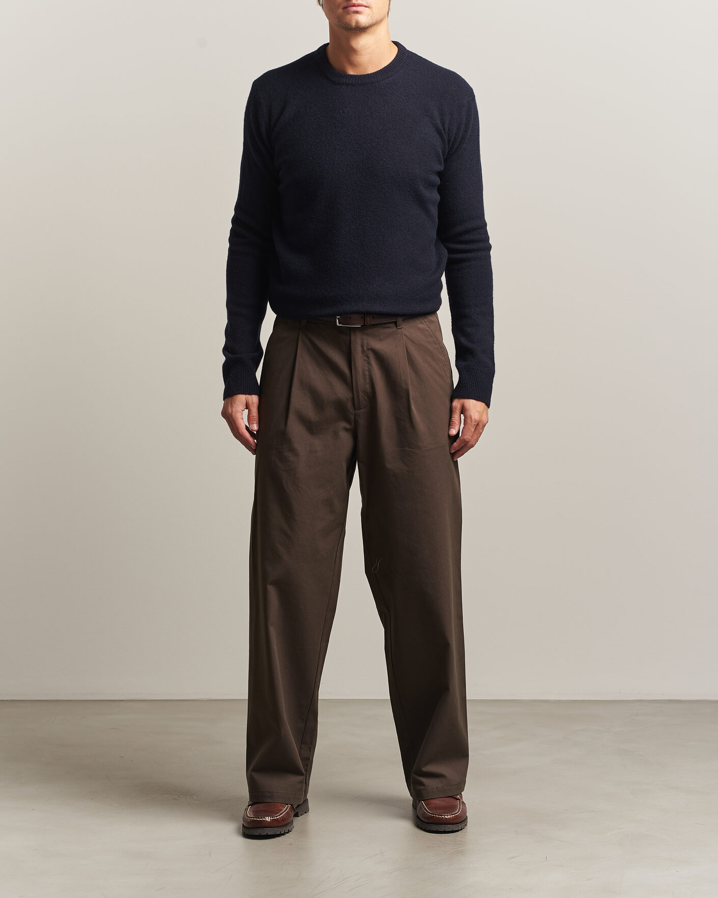 Mies | Puserot | Altea | Cloud Cashmere Blend Sweater Navy