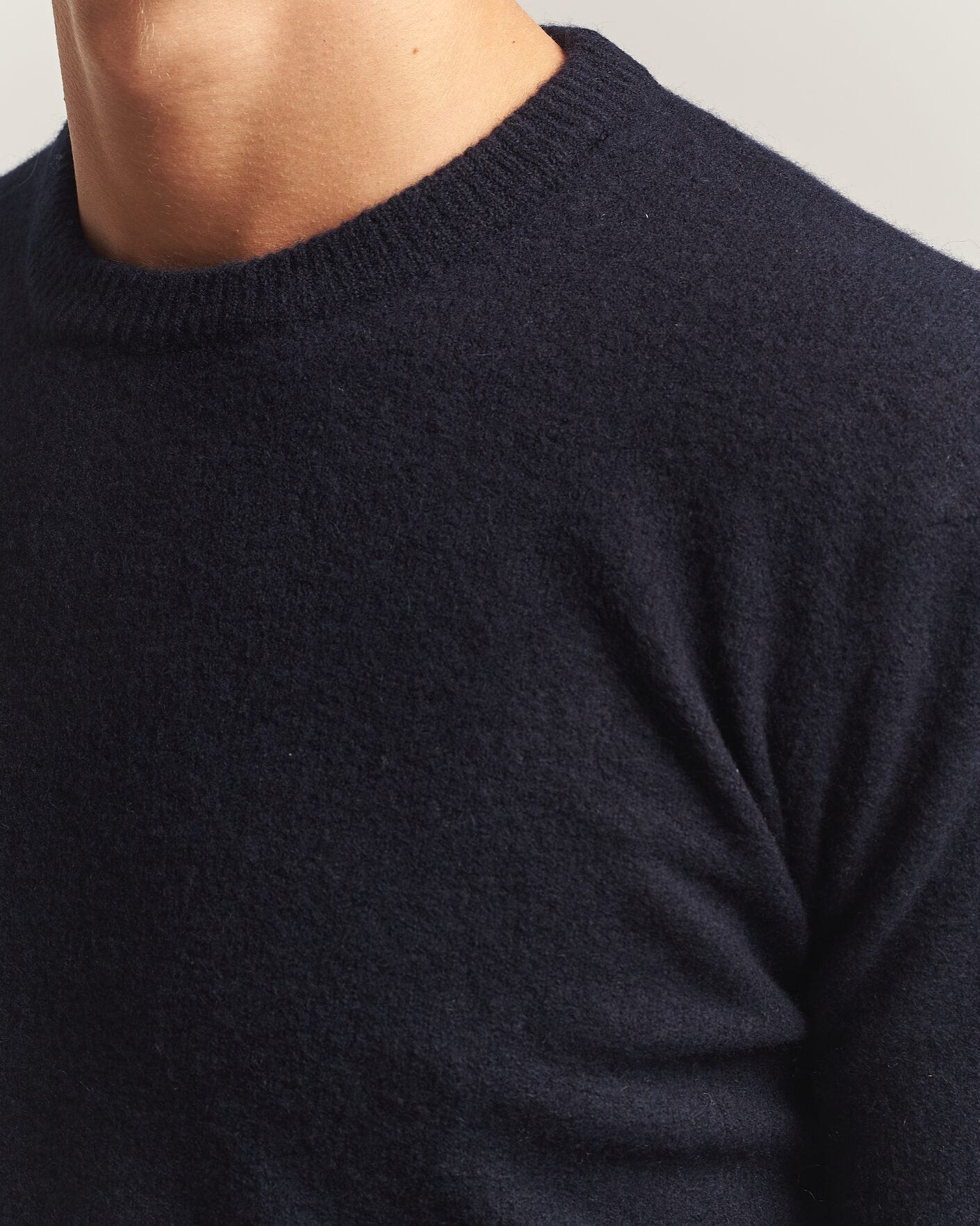 Mies | Puserot | Altea | Cloud Cashmere Blend Sweater Navy