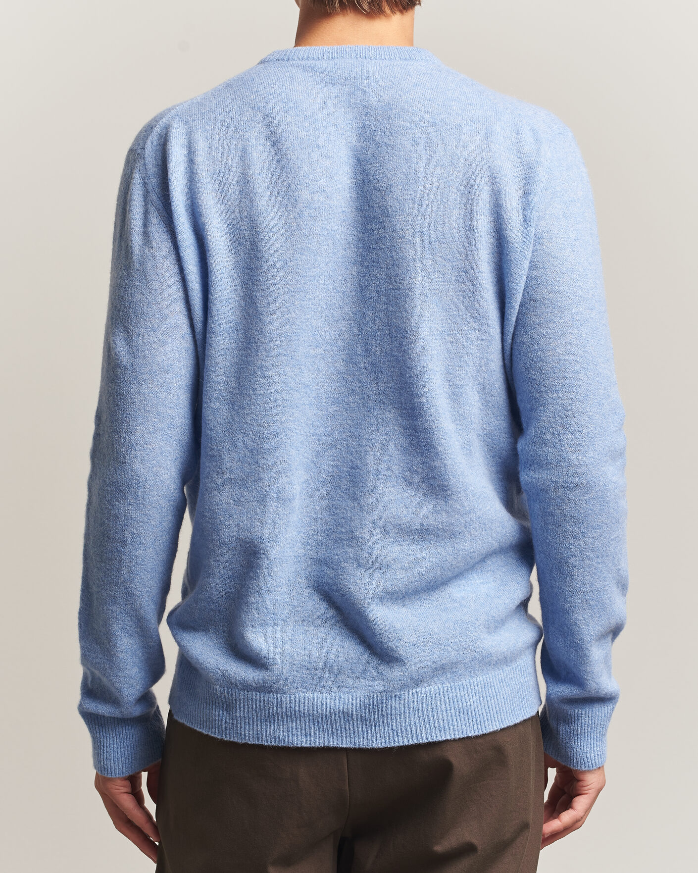 Mies | Puserot | Altea | Cloud Cashmere Blend Sweater Sky Blue