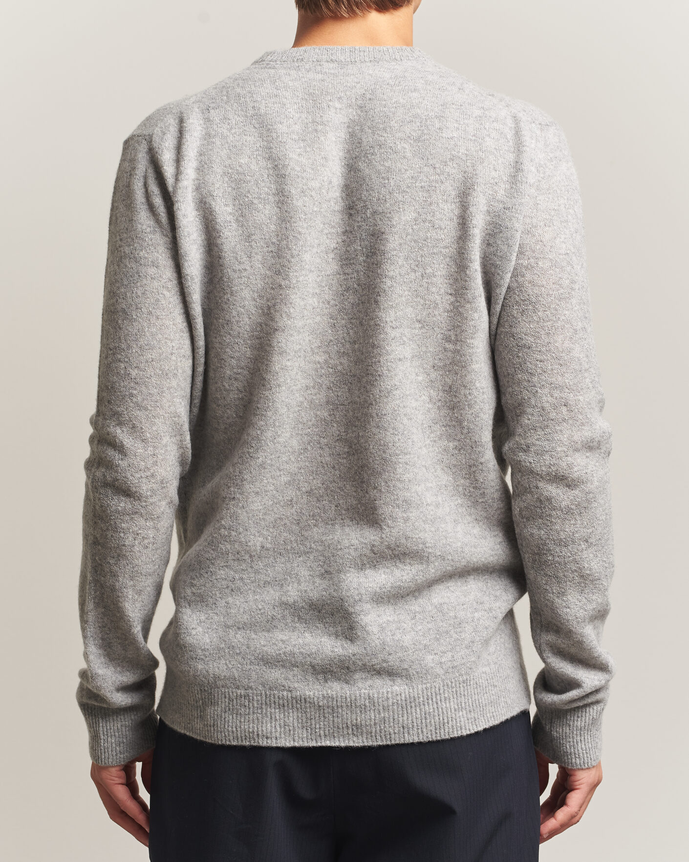 Mies | Puserot | Altea | Cloud Cashmere Blend Sweater Grey Melange