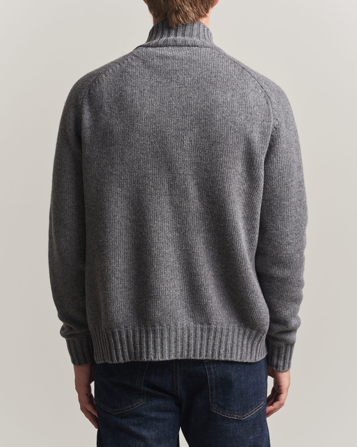 Mies | Puserot | Altea | Raglan Sleeve Buttoned Cardigan Grey Melange