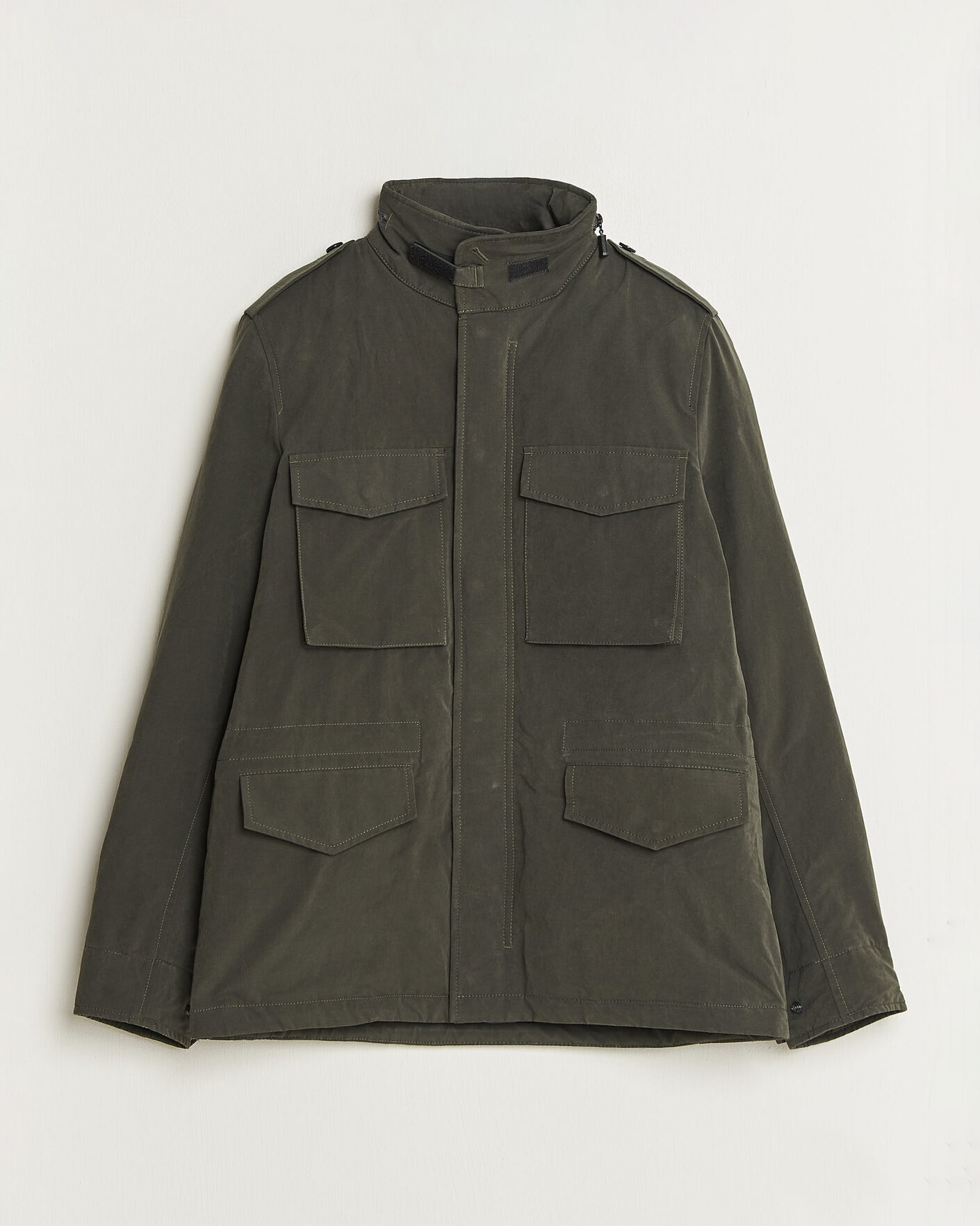 Mies | Takit | Aspesi | Lined Cotton Field Jacket Grey