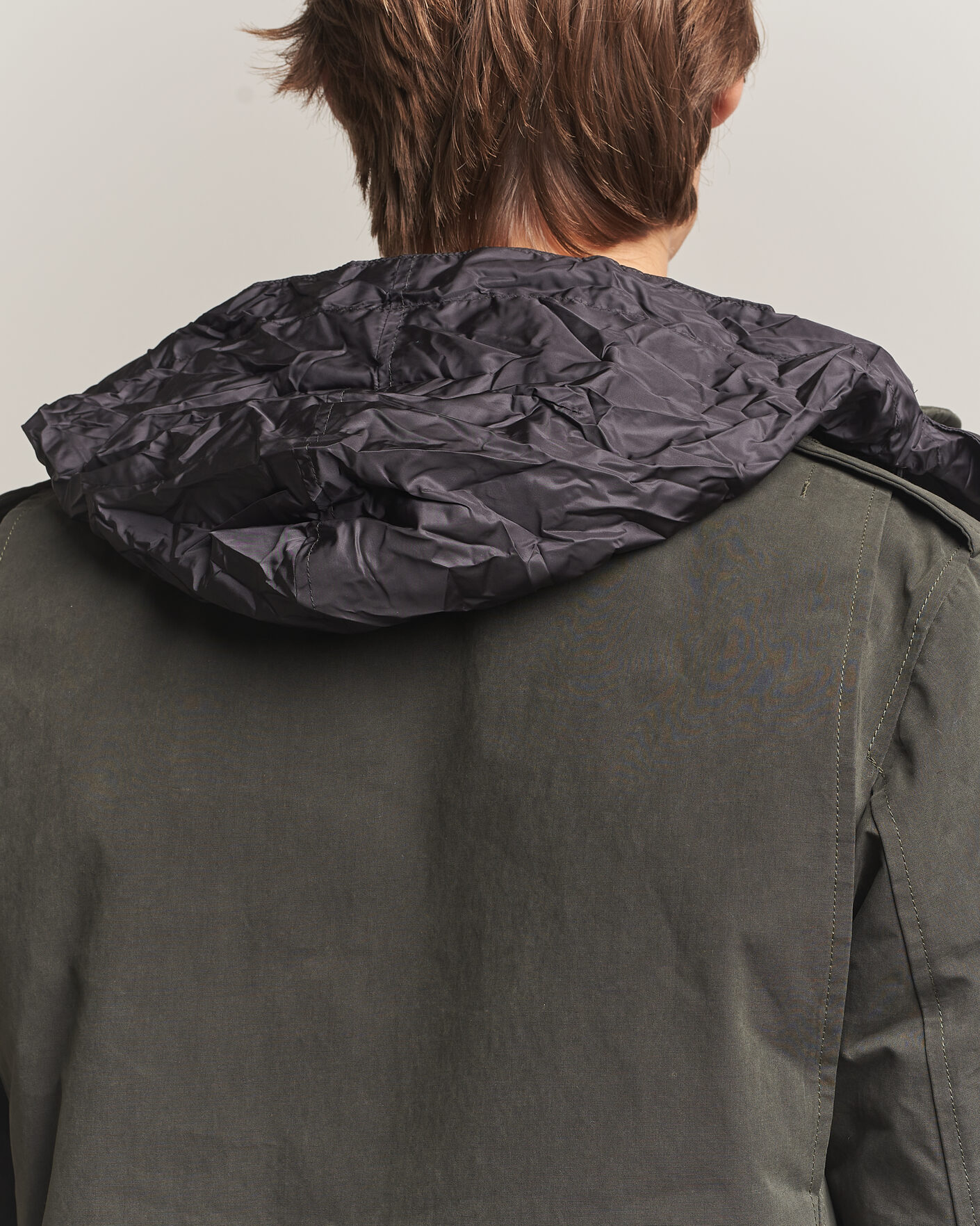Mies | Takit | Aspesi | Lined Cotton Field Jacket Grey