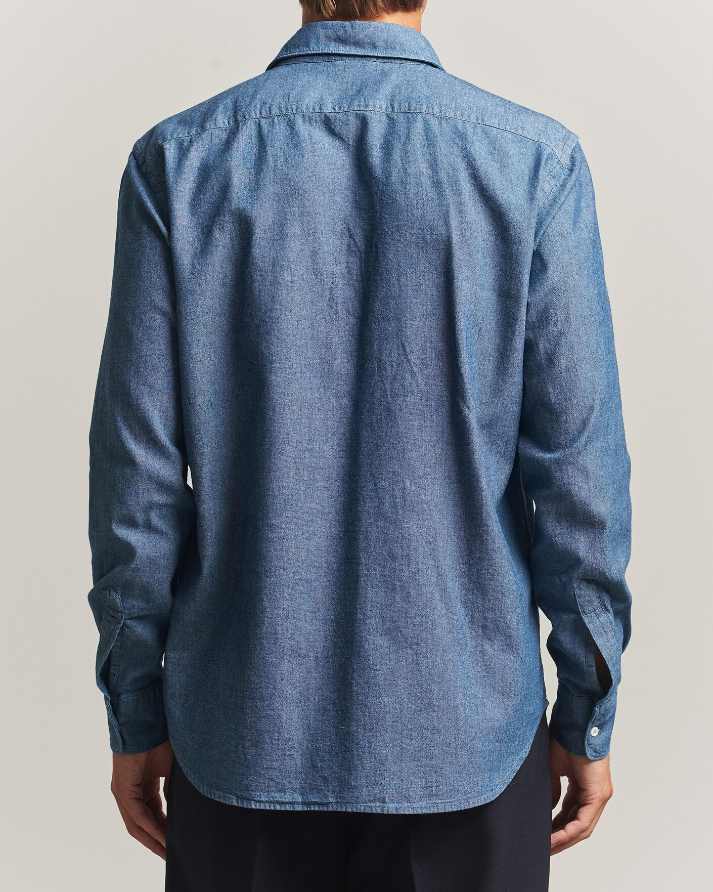Mies | Kauluspaidat | Aspesi | Chambray Shirt Blue Denim