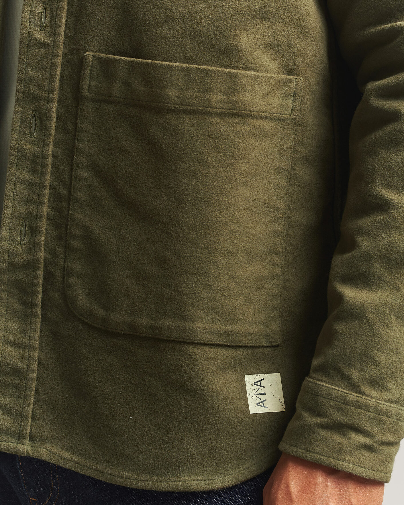 Mies | Kauluspaidat | Aspesi | Moleskine Utility Shirt Military