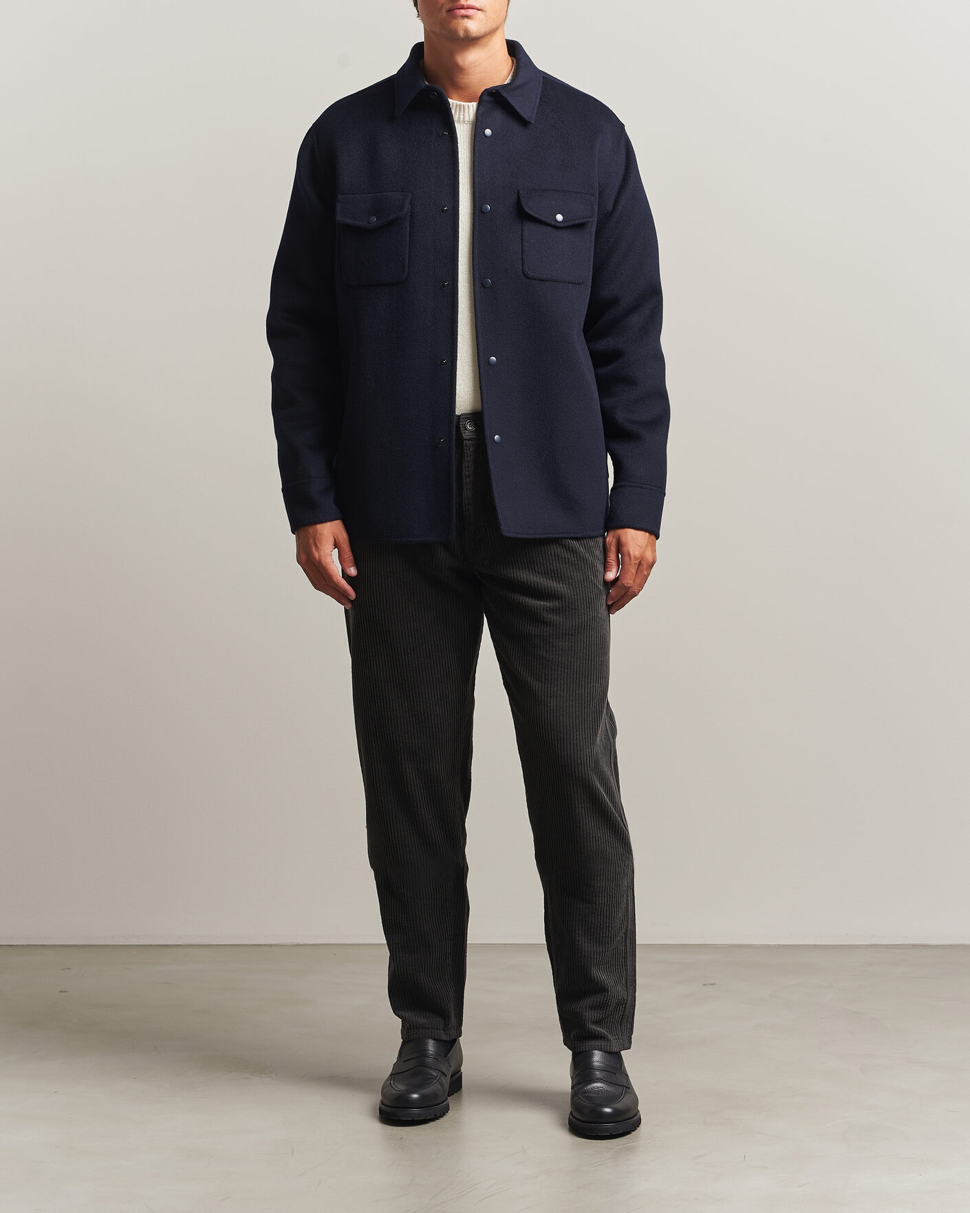 Mies | Housut | Aspesi | Corduroy Pants Dark Brown