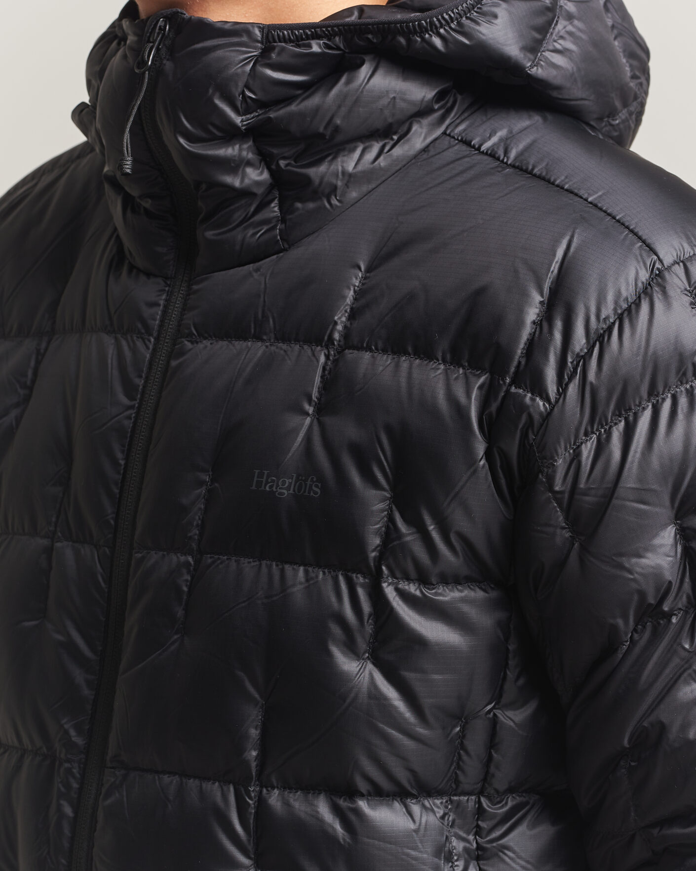Mies | Takit | Haglöfs | Hede Down Hood Jacket True Black