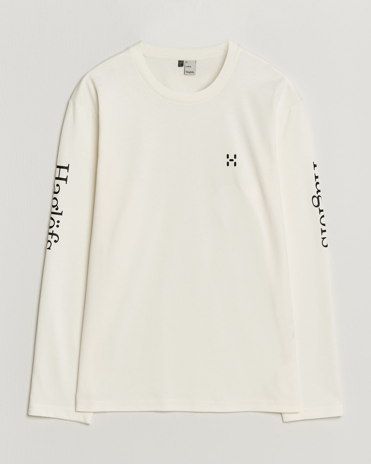 Mies | T-paidat | Haglöfs | Long Sleeve T-Shirt Soft White