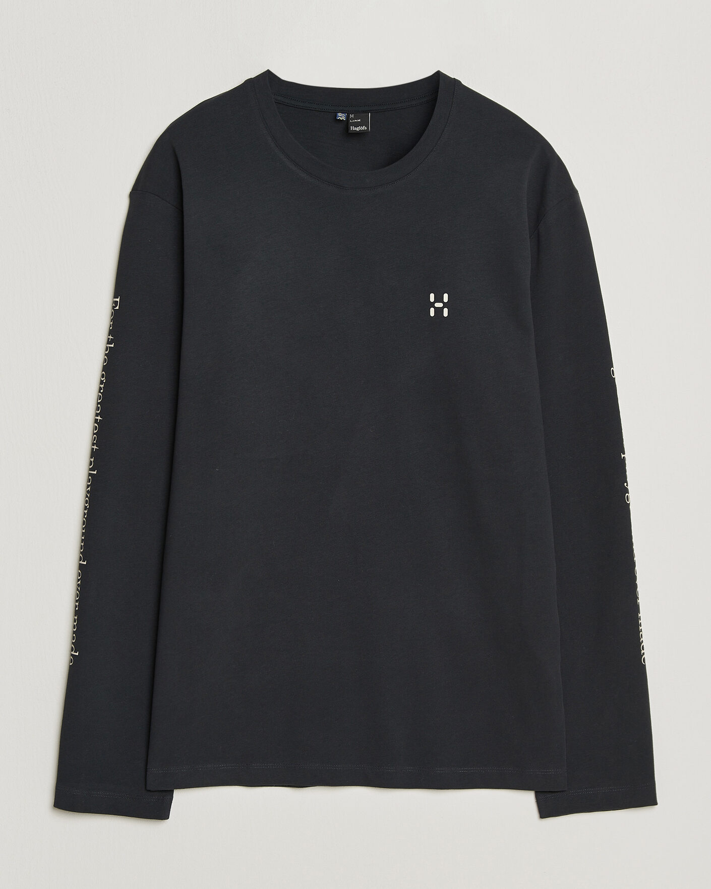 Mies | T-paidat | Haglöfs | Long Sleeve T-Shirt True Black