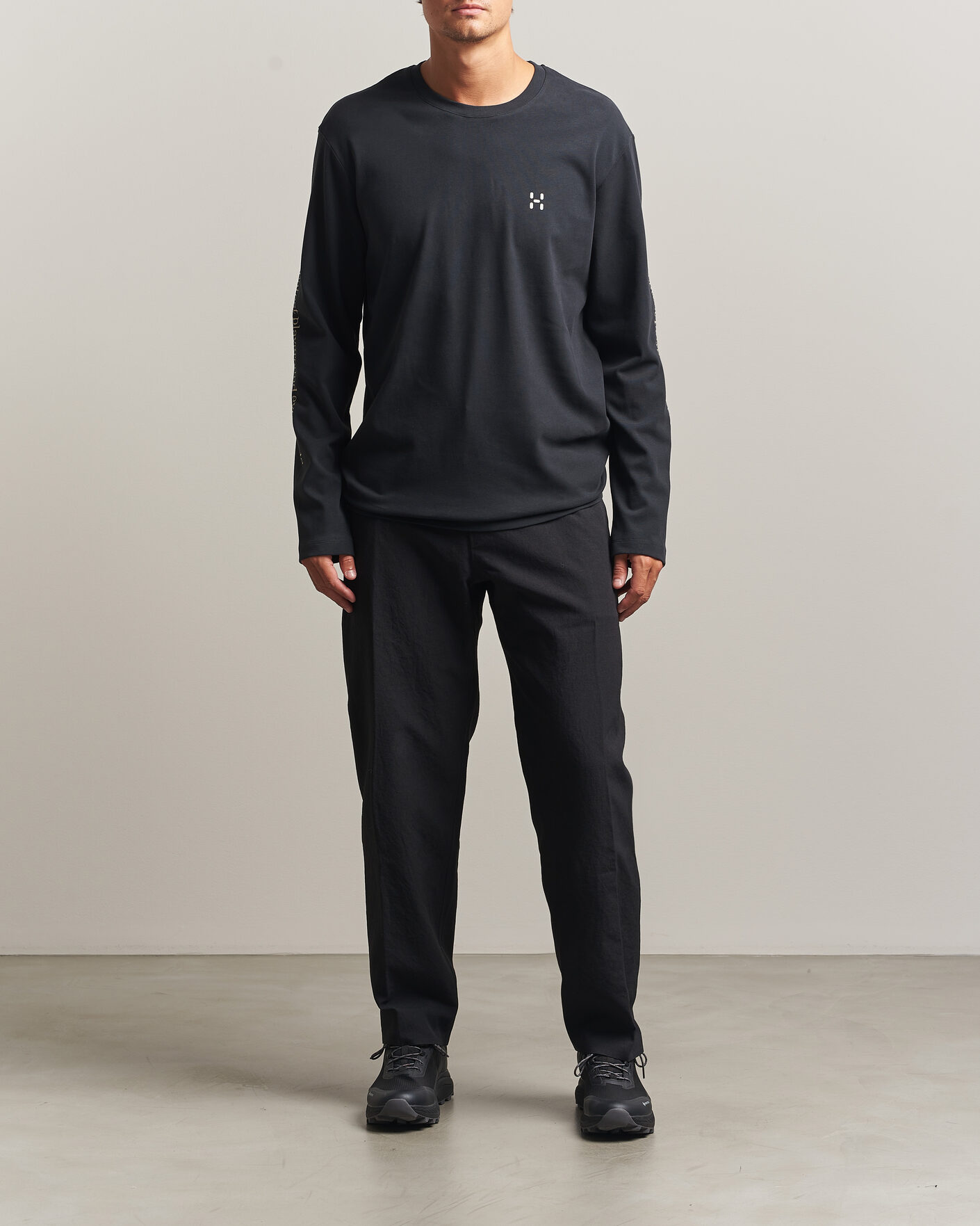 Mies | T-paidat | Haglöfs | Long Sleeve T-Shirt True Black