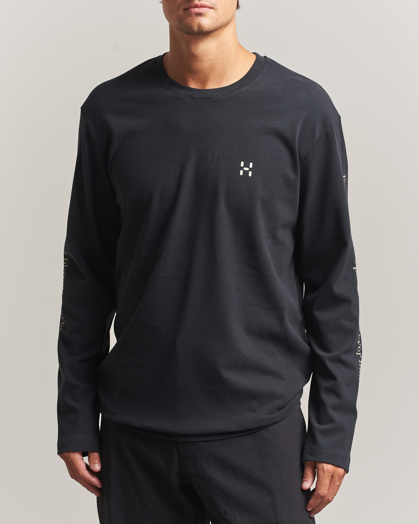 Mies | T-paidat | Haglöfs | Long Sleeve T-Shirt True Black