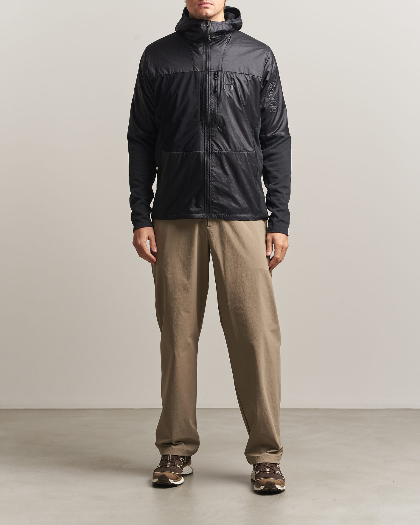 Mies | Takit | Haglöfs | Nallo Touring Hybrid Mid Layer Jacket True Black