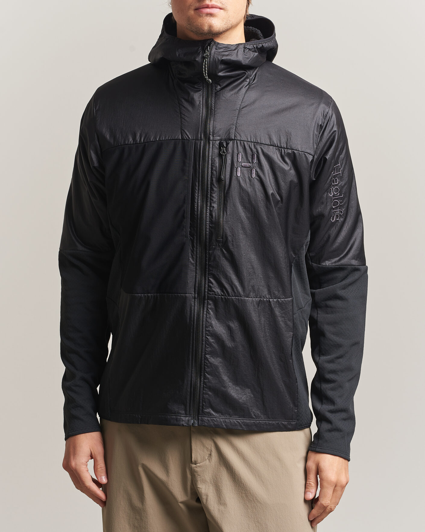 Mies | Takit | Haglöfs | Nallo Touring Hybrid Mid Layer Jacket True Black