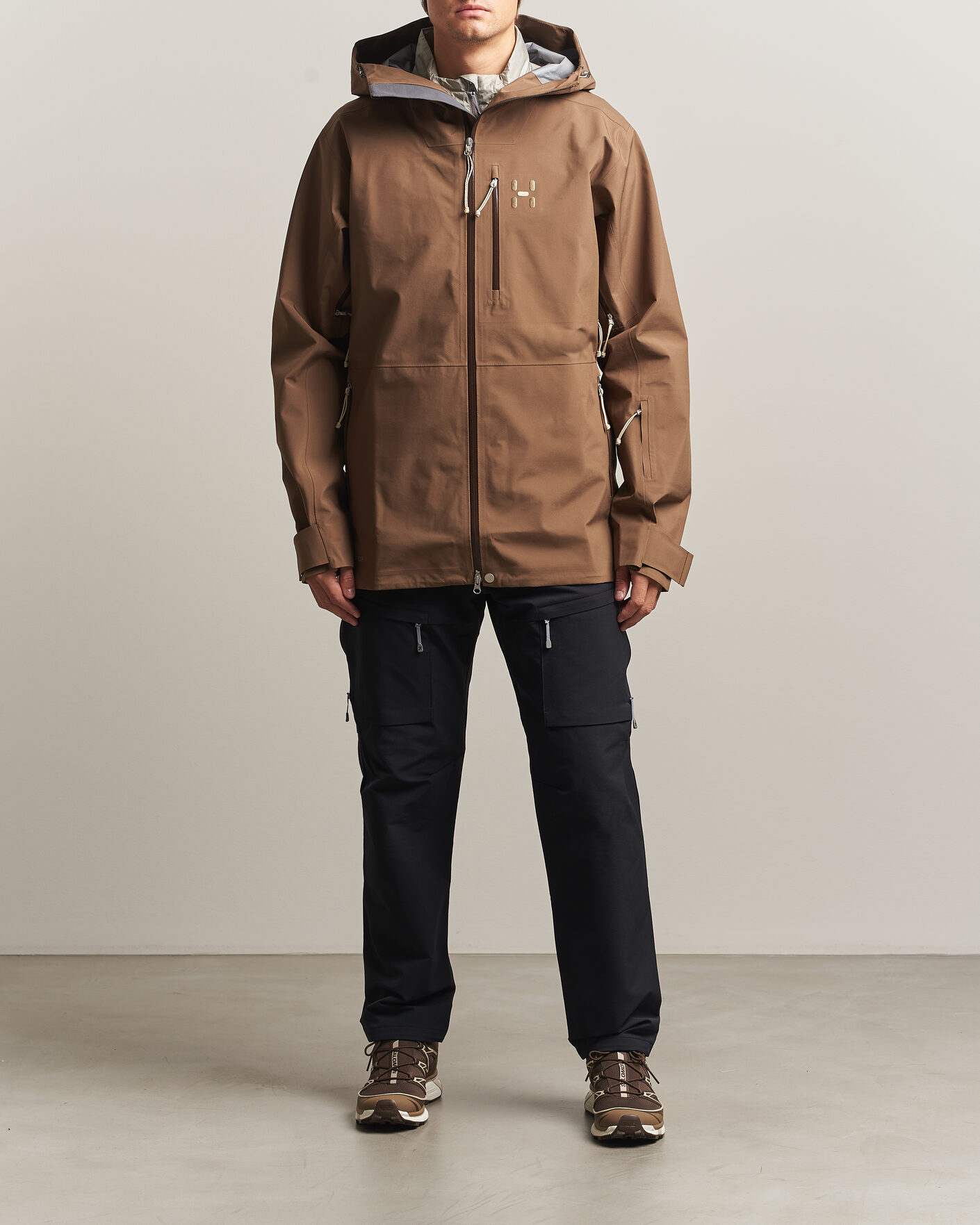 Mies | Takit | Haglöfs | Alper Proof 3L Jacket Teak Brown
