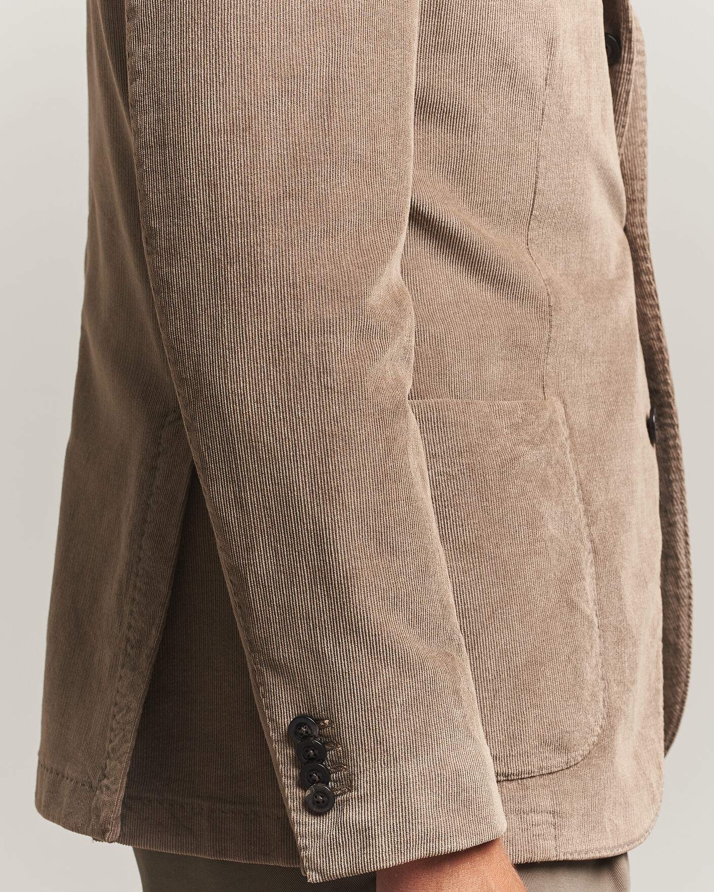 Mies | Pikkutakit | Boglioli | K Jacket Corduroy Blazer Taupe